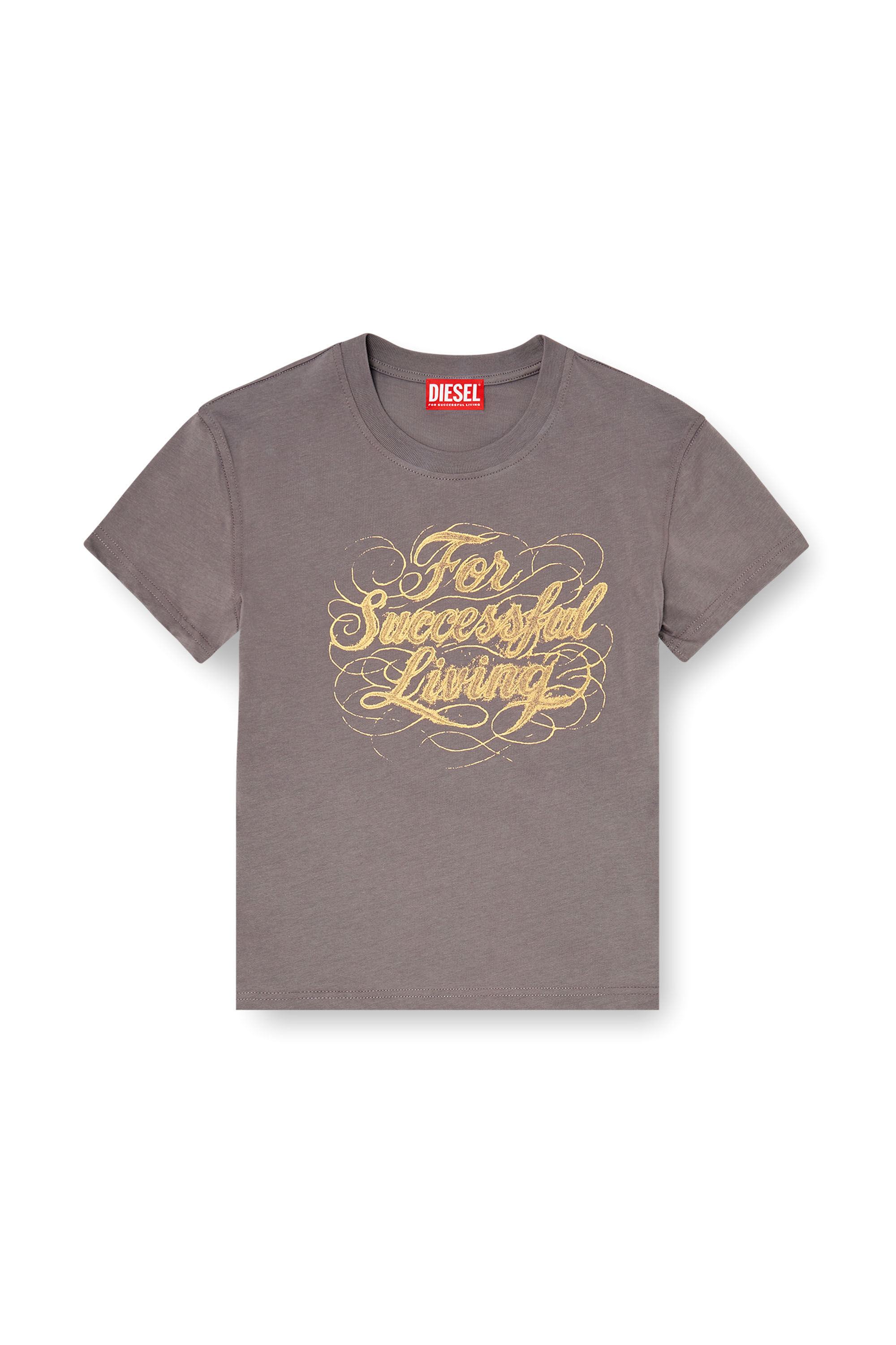 Diesel - T-ILA-AA4, Woman's T-shirt with logo print in null - 2