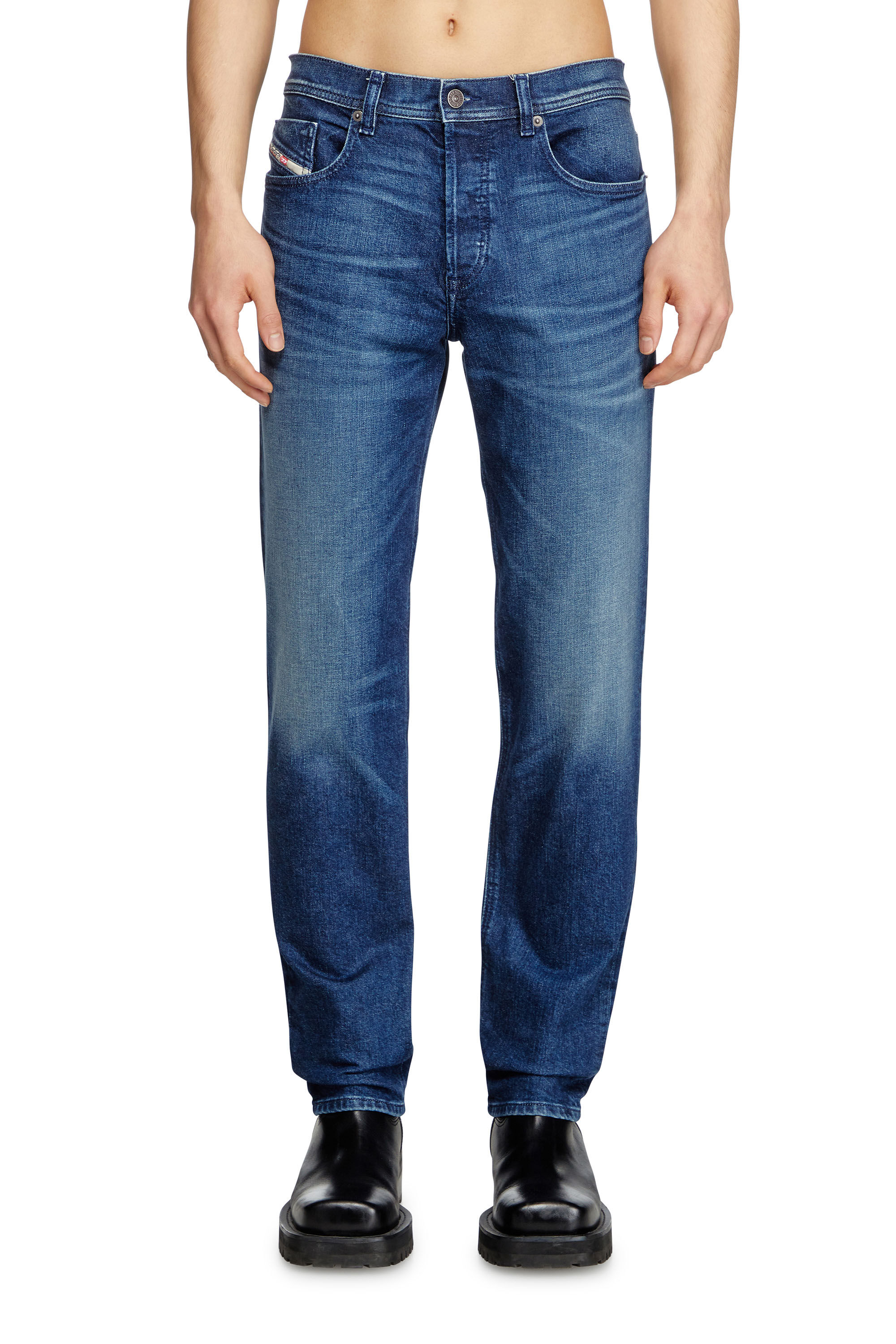 Diesel - Man's Regular Jeans 2023 D-Finitive 09L51, Dark Blue - 3