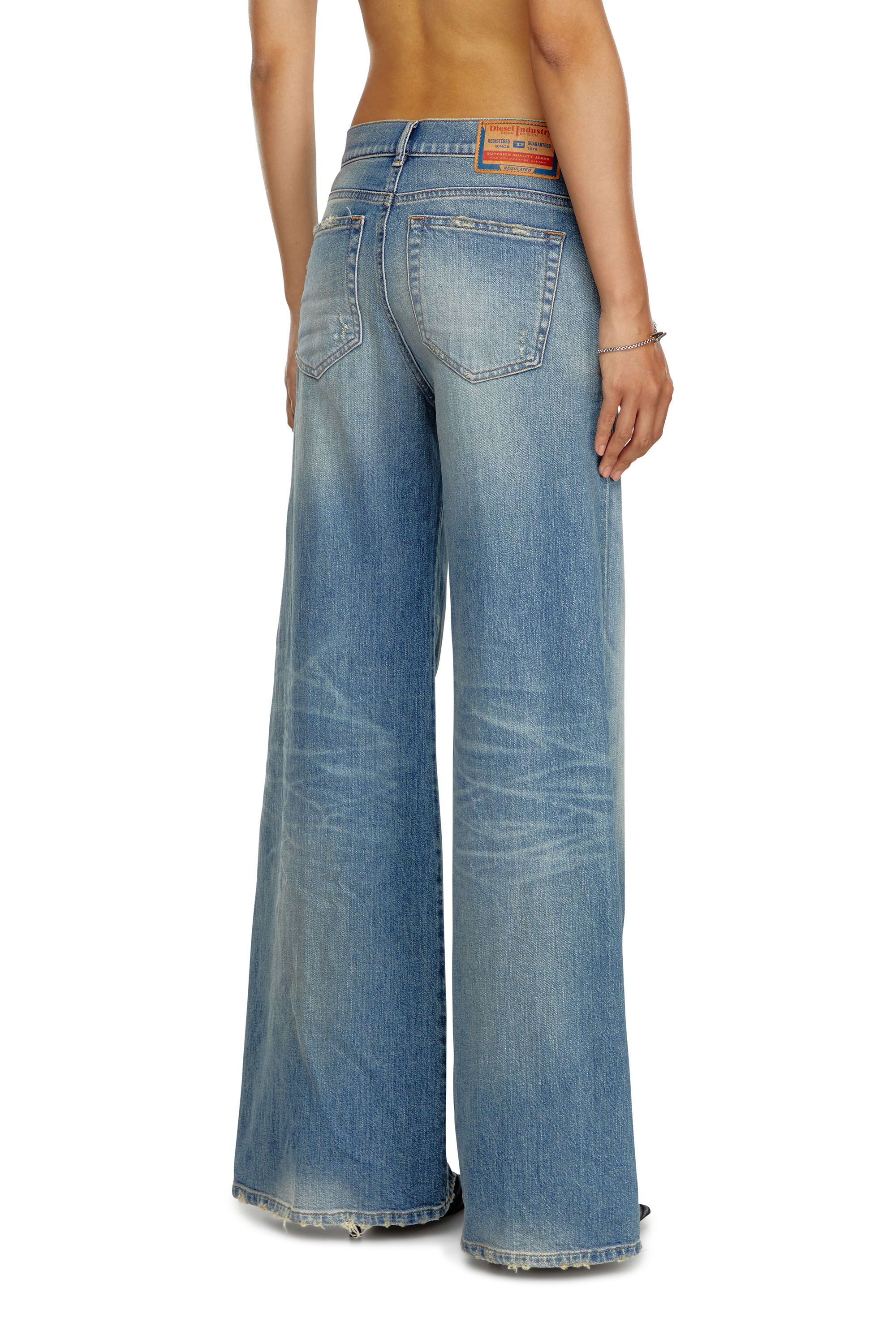 Diesel - Woman Bootcut and Flare Jeans 1978 D-Akemi 09J44, Medium blue - Image 4