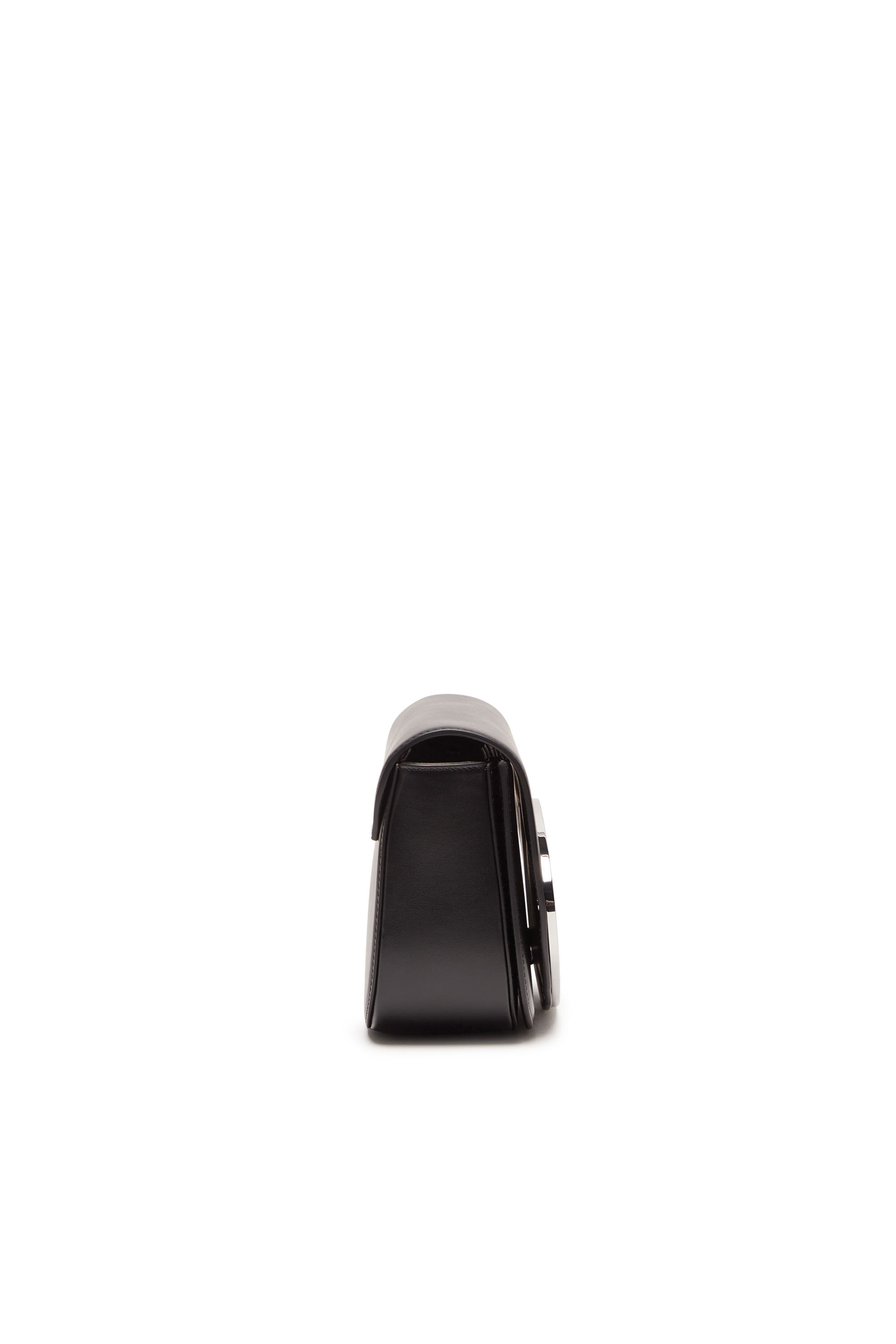 Diesel - 1DR M, Woman's 1DR M-Iconic medium shoulder bag in leather in Black - 4