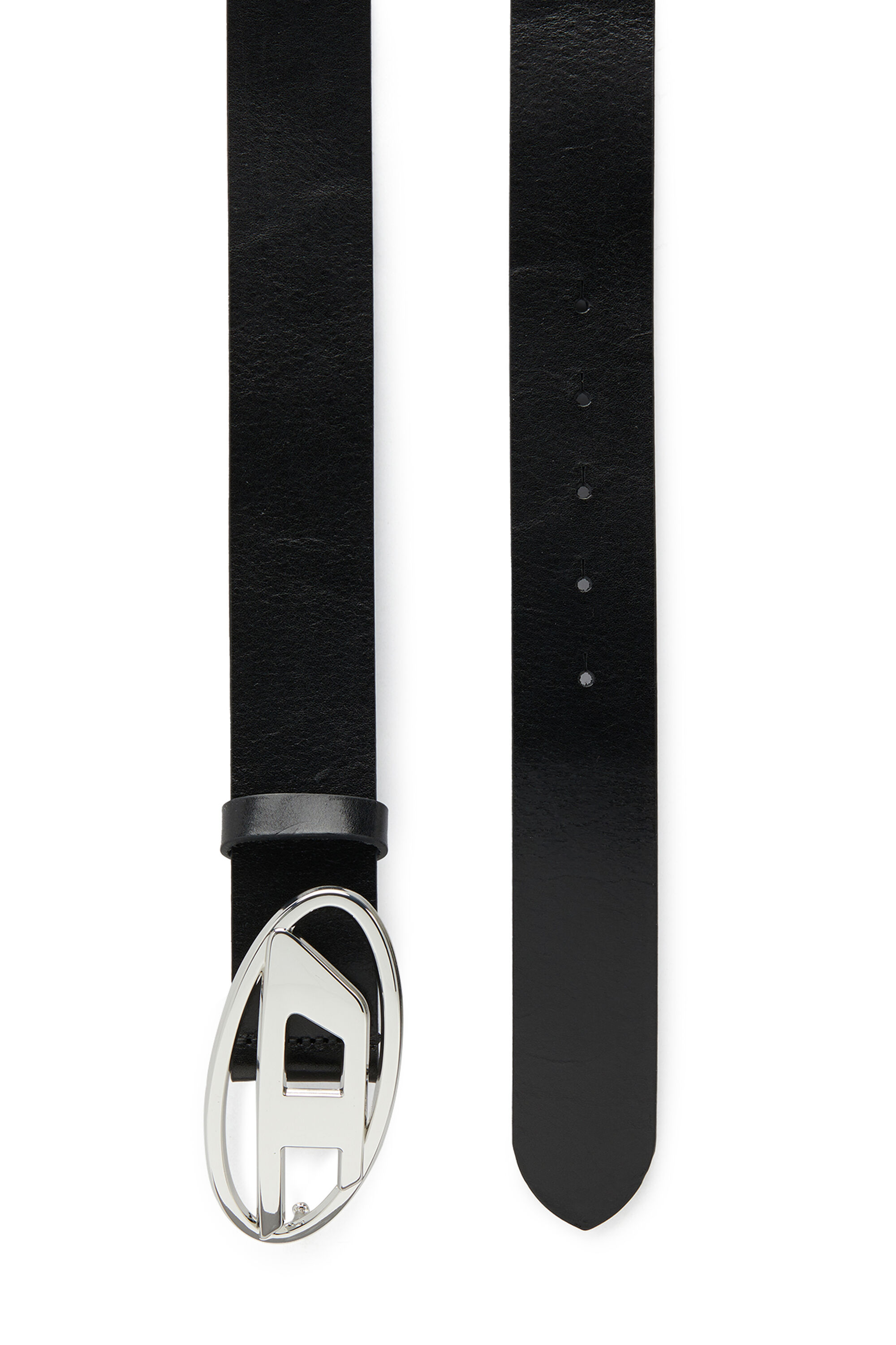 【関税&送料込】Diesel B-1Dr Belt B-1DR Woman: leather Belt with silver D logo buckle | Diesel
