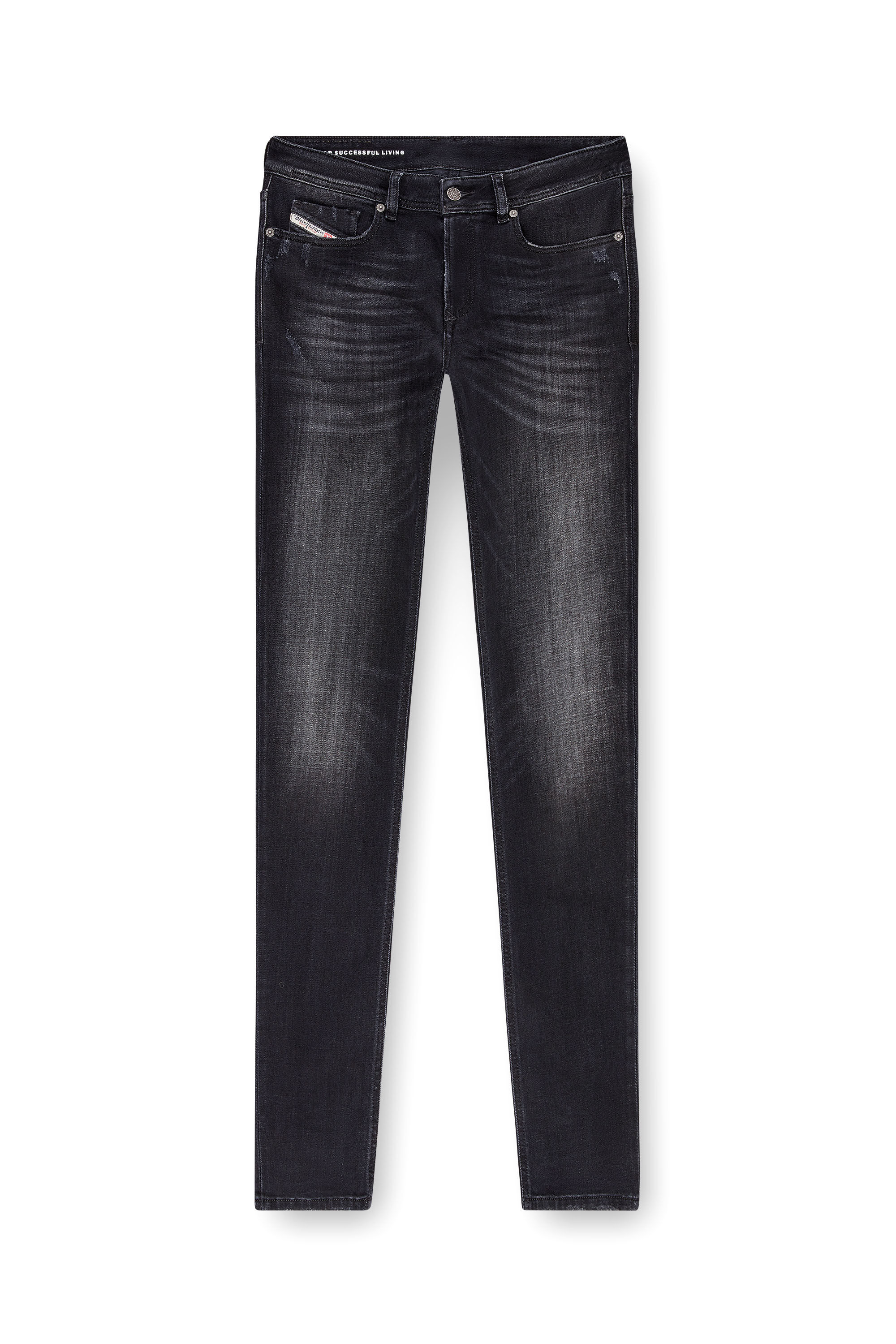 Diesel - Man's Skinny Jeans 1979 Sleenker 09K11, Black/Dark grey - 2