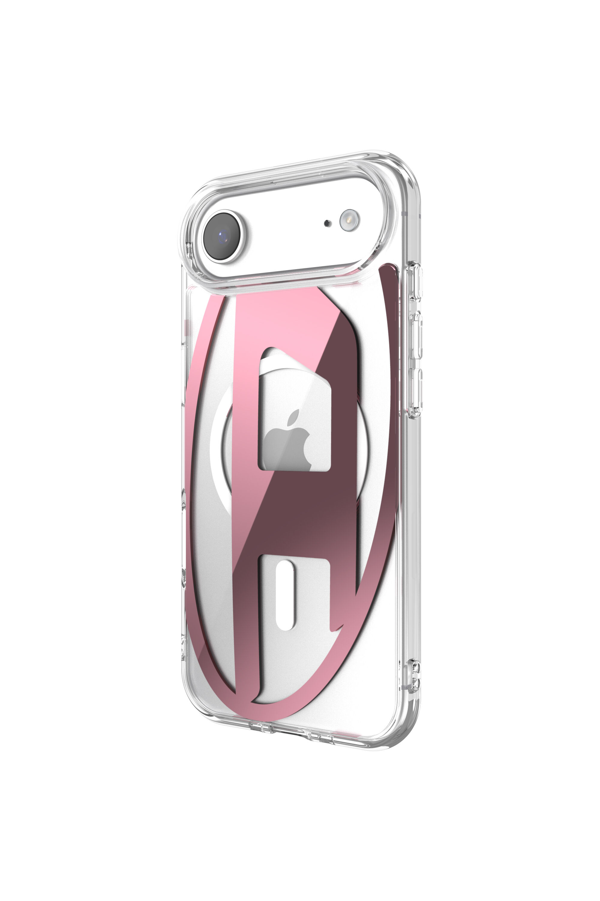 Diesel - 60420 AOP CASE, Unisex's Oval D metallic case with magsafe for iPhone 17 Air in Pink - 4