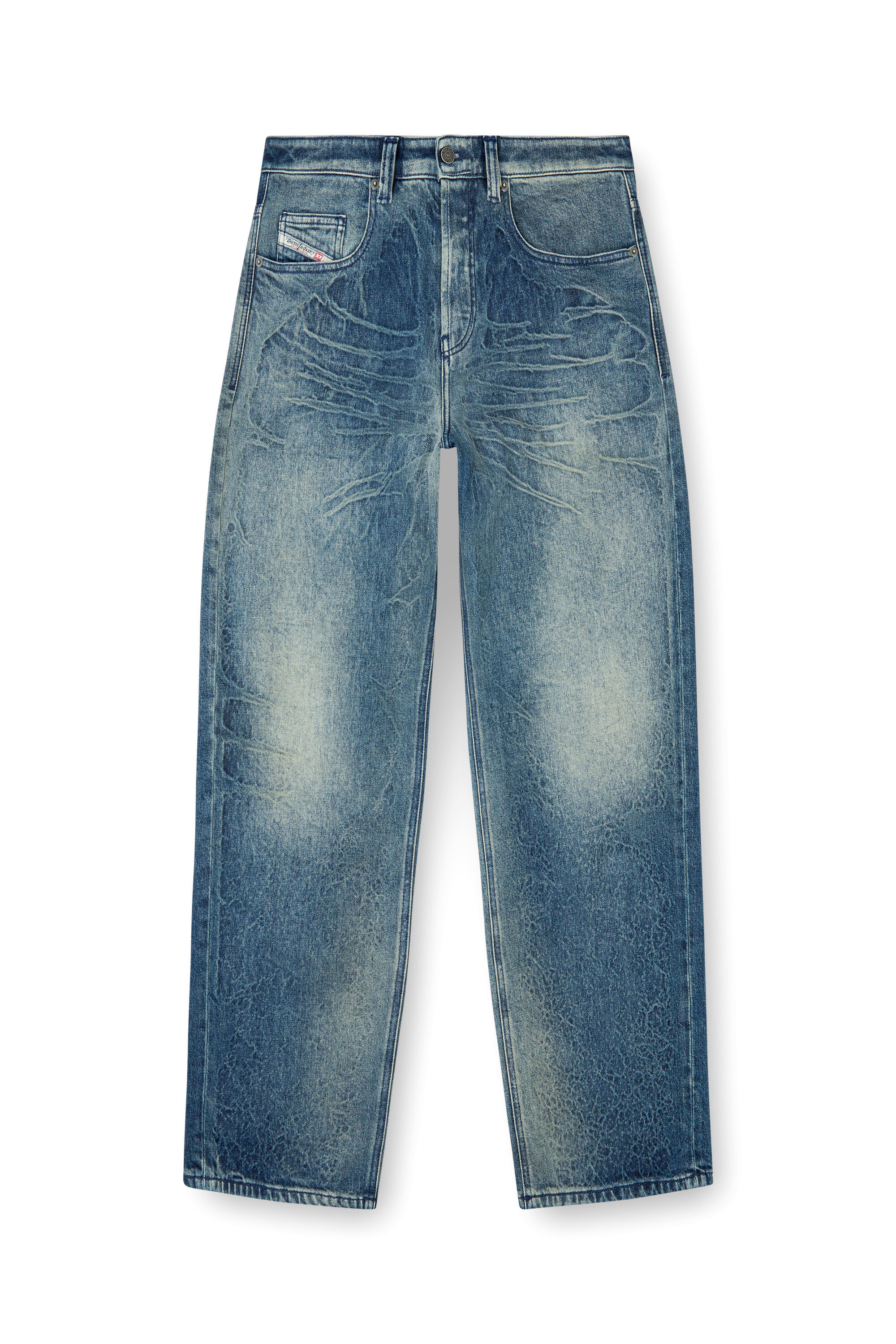 Diesel - Man's Relaxed Jeans 2001 D-Macro 007BG, Dark Blue - 2