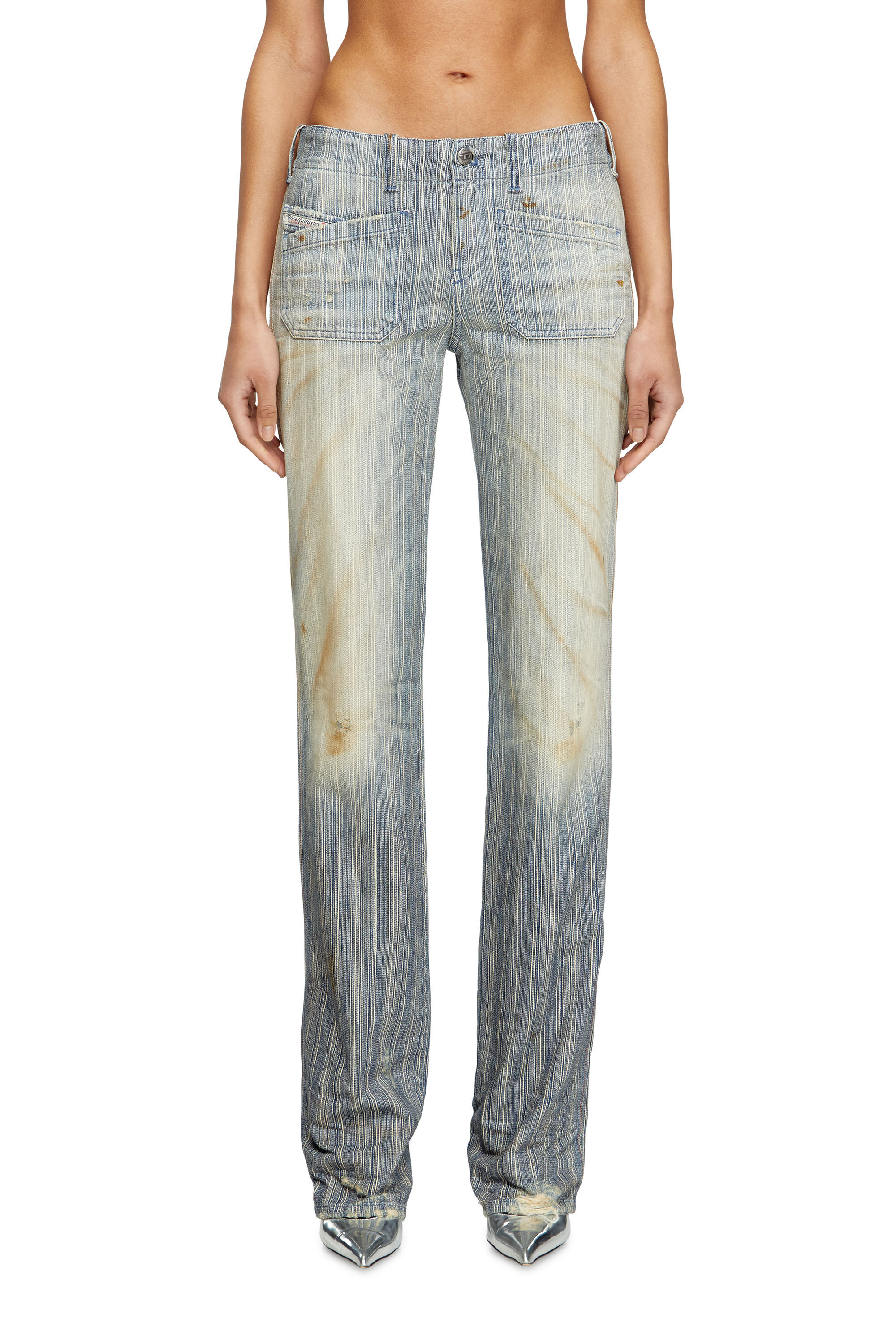 Diesel - Woman's Bootcut Jeans D-Keate 09L55, Medium blue - 3