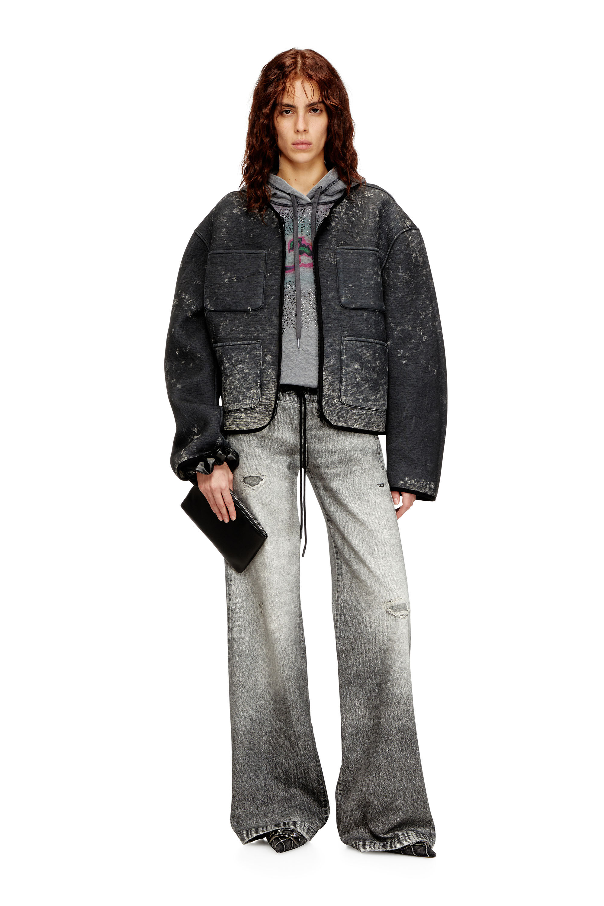 Diesel - Woman's Relaxed 2078 D-Ainty Joggjeans&reg; 068US, Grey - 1