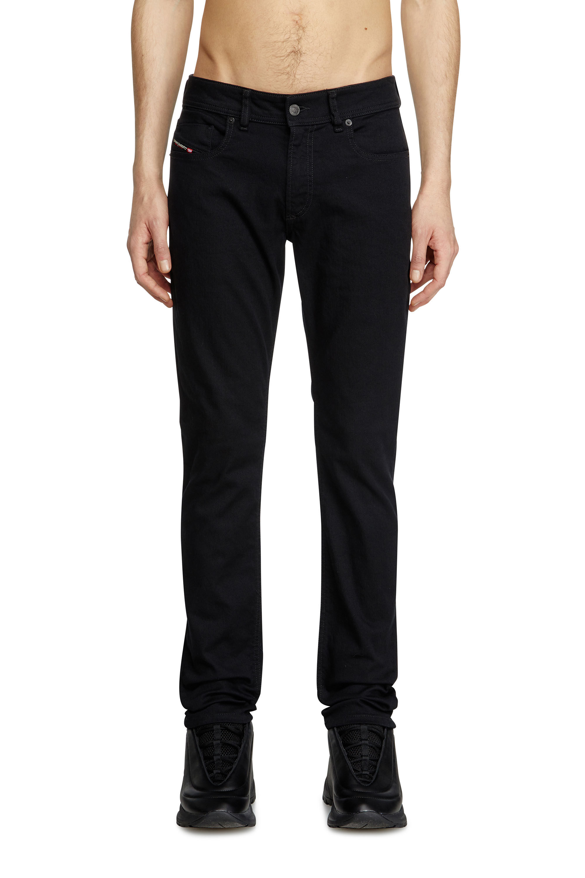 Diesel - Man's Skinny Jeans 1979 Sleenker 09C51, Black/Dark grey - 3