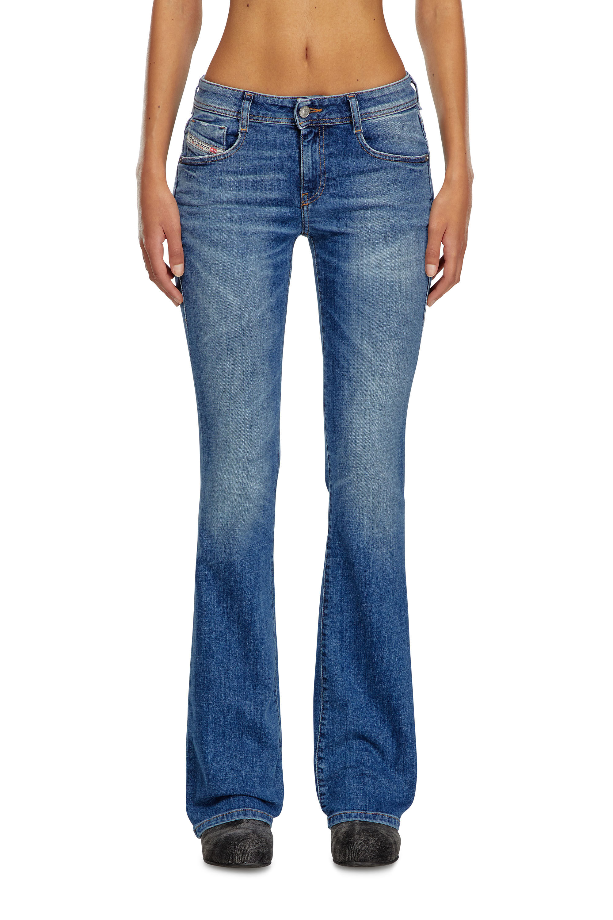 Diesel - Woman Bootcut and Flare Jeans 1969 D-Ebbey 09J33, Medium blue - Image 3