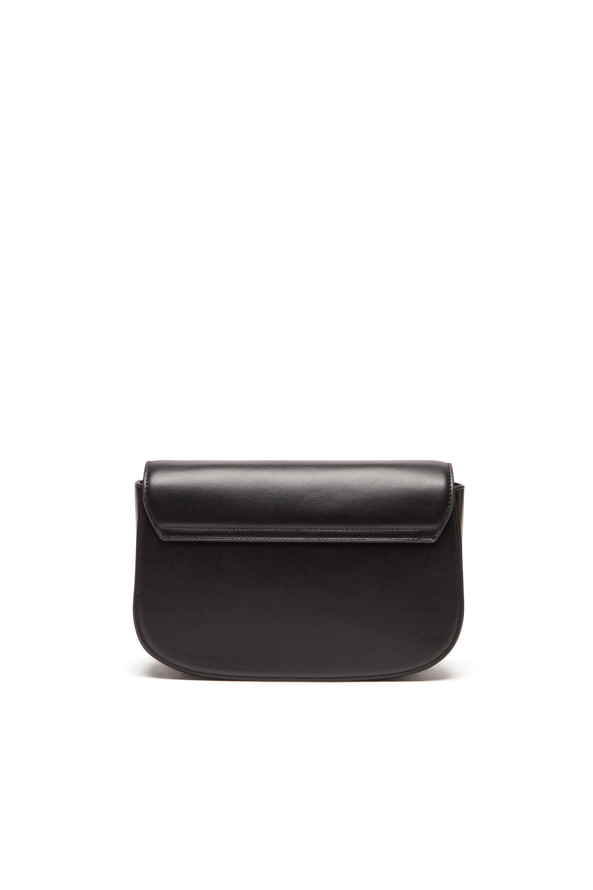 Diesel - 1DR M, Woman's 1DR M-Iconic medium shoulder bag in leather in Black - 3