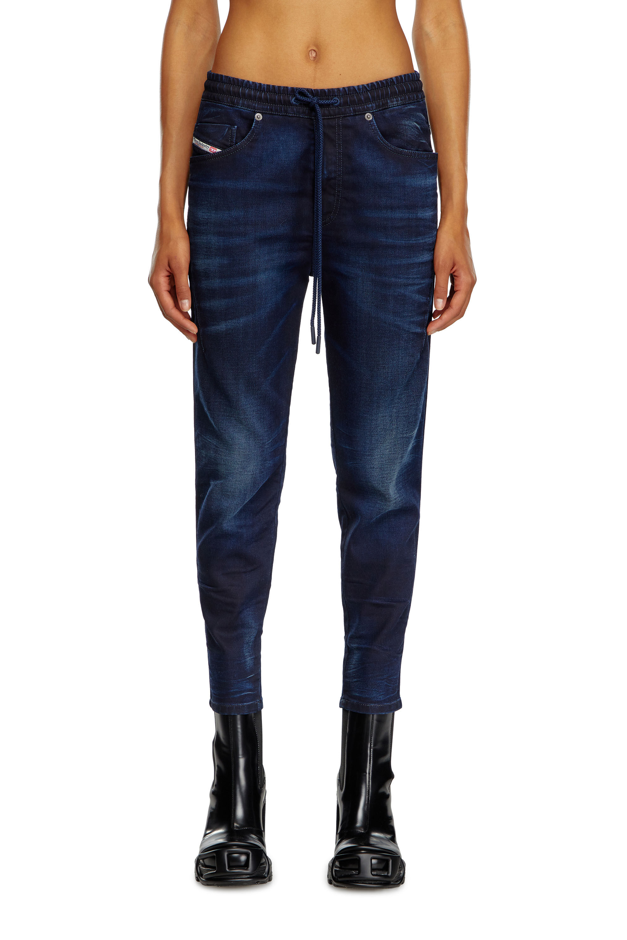 Diesel - Woman's Boyfriend 2041 D-Fayza Joggjeans® 09J35, Dark Blue - 3