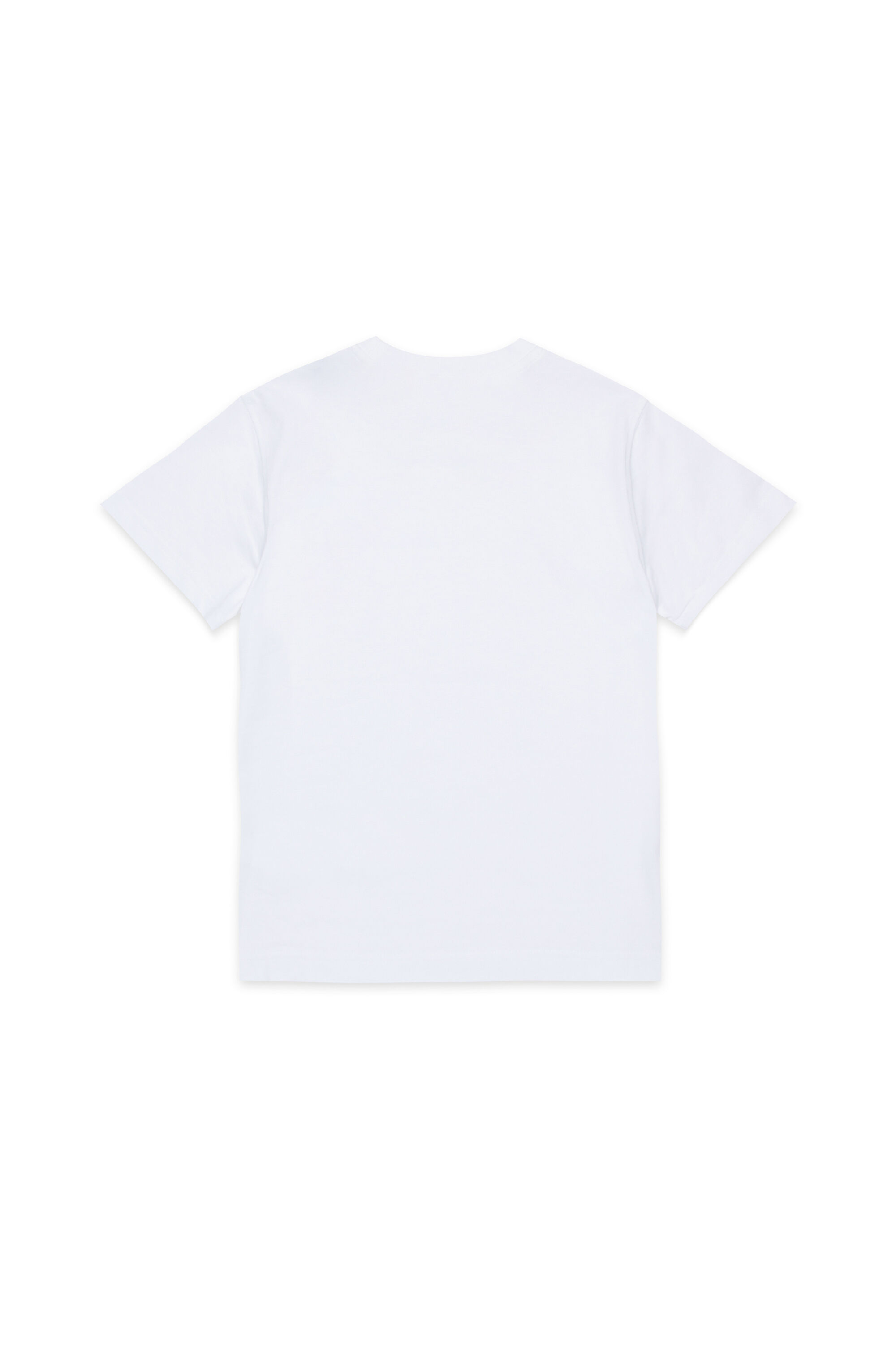 Diesel - TDIEGORL13, Man's Cotton t-shirt with embroidered logo in White - 2