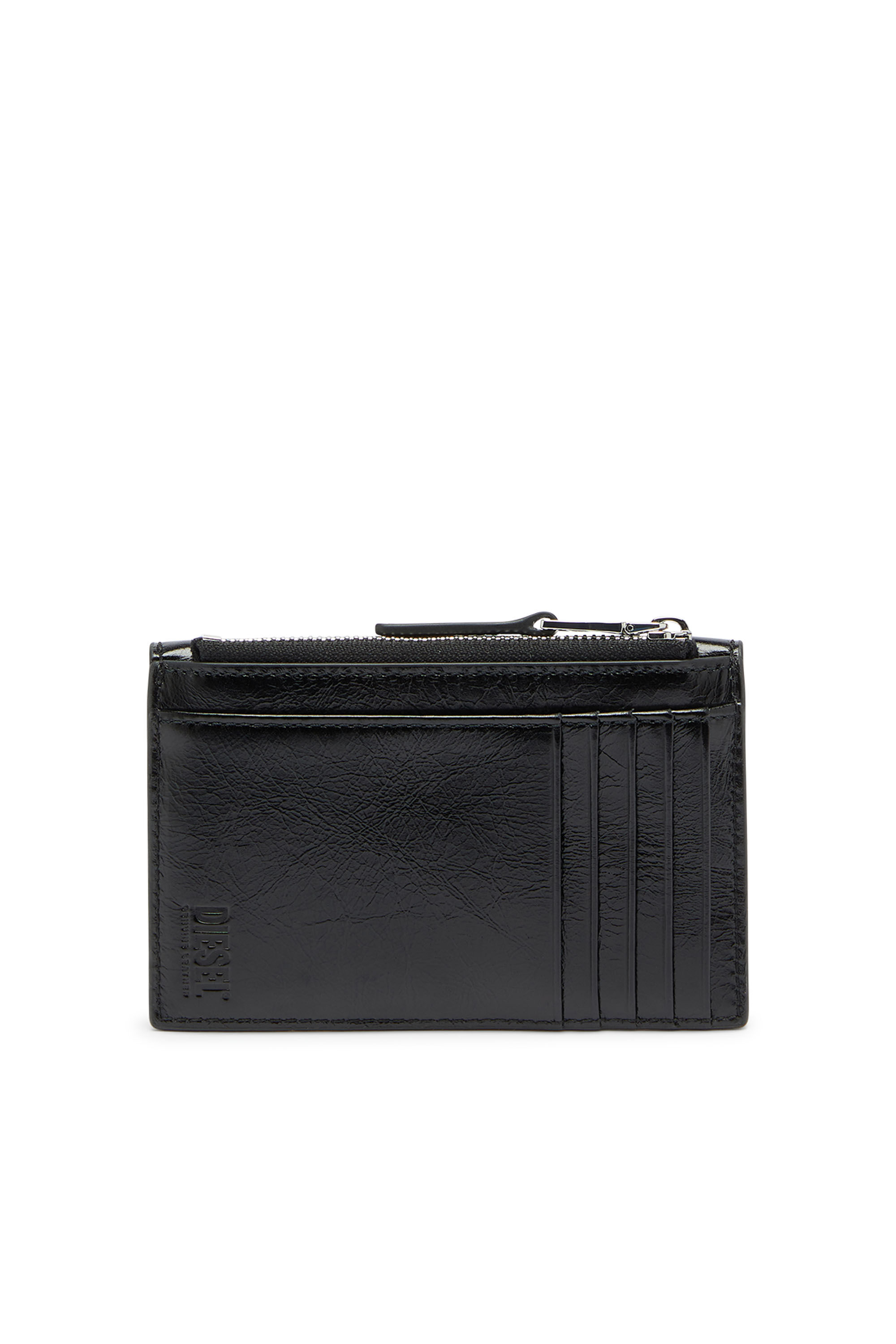 Diesel - D-ENVELOP CARD HOLDER, Woman's Envelope-style card holder in shiny wrinkled leather in null - 2