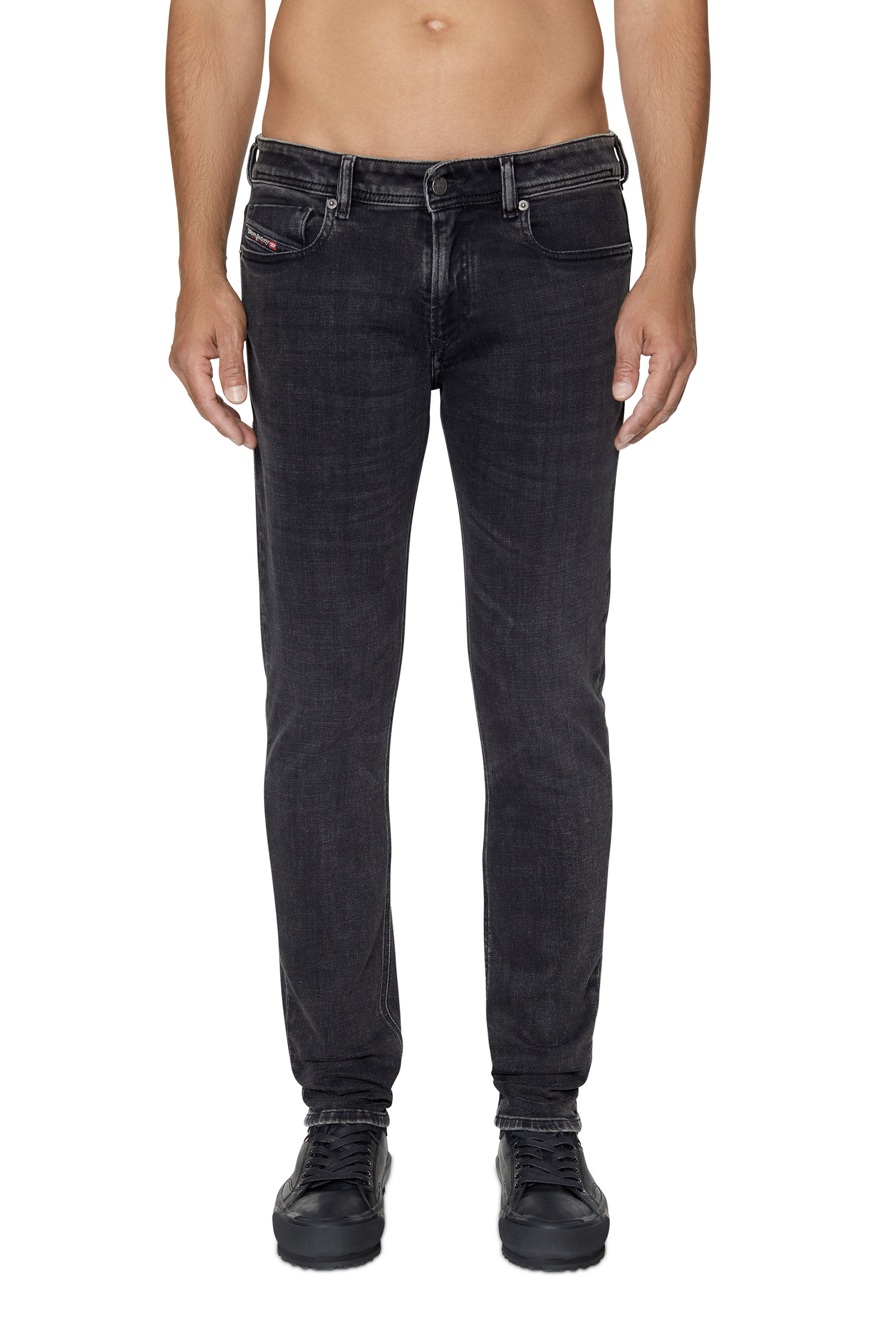Diesel - Skinny Jeans 1979 Sleenker 09C23, Black/Dark grey - Image 3