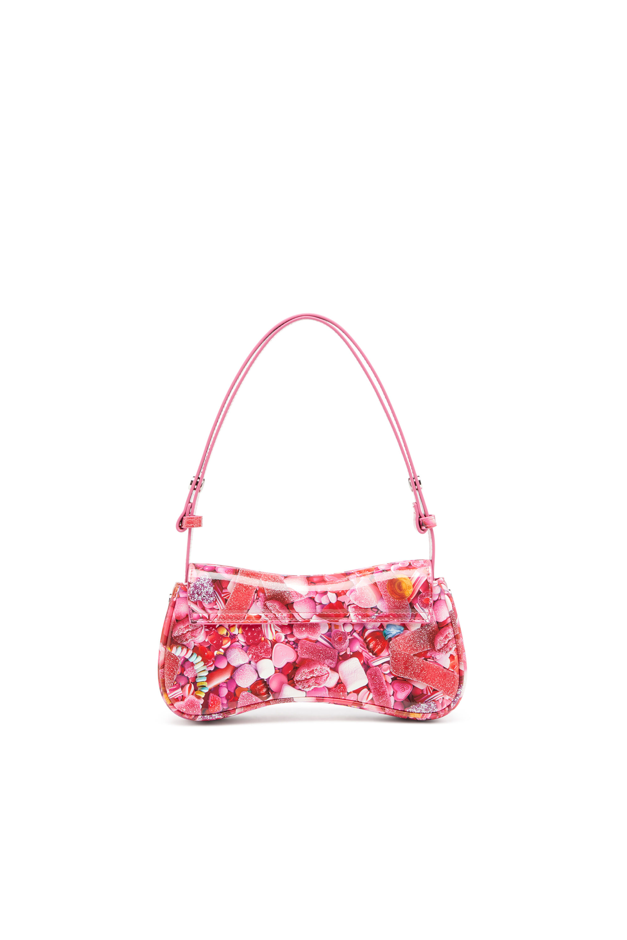Diesel - PLAY CLUTCH, Woman's Play-Glossy clutch with print in Pink - 3