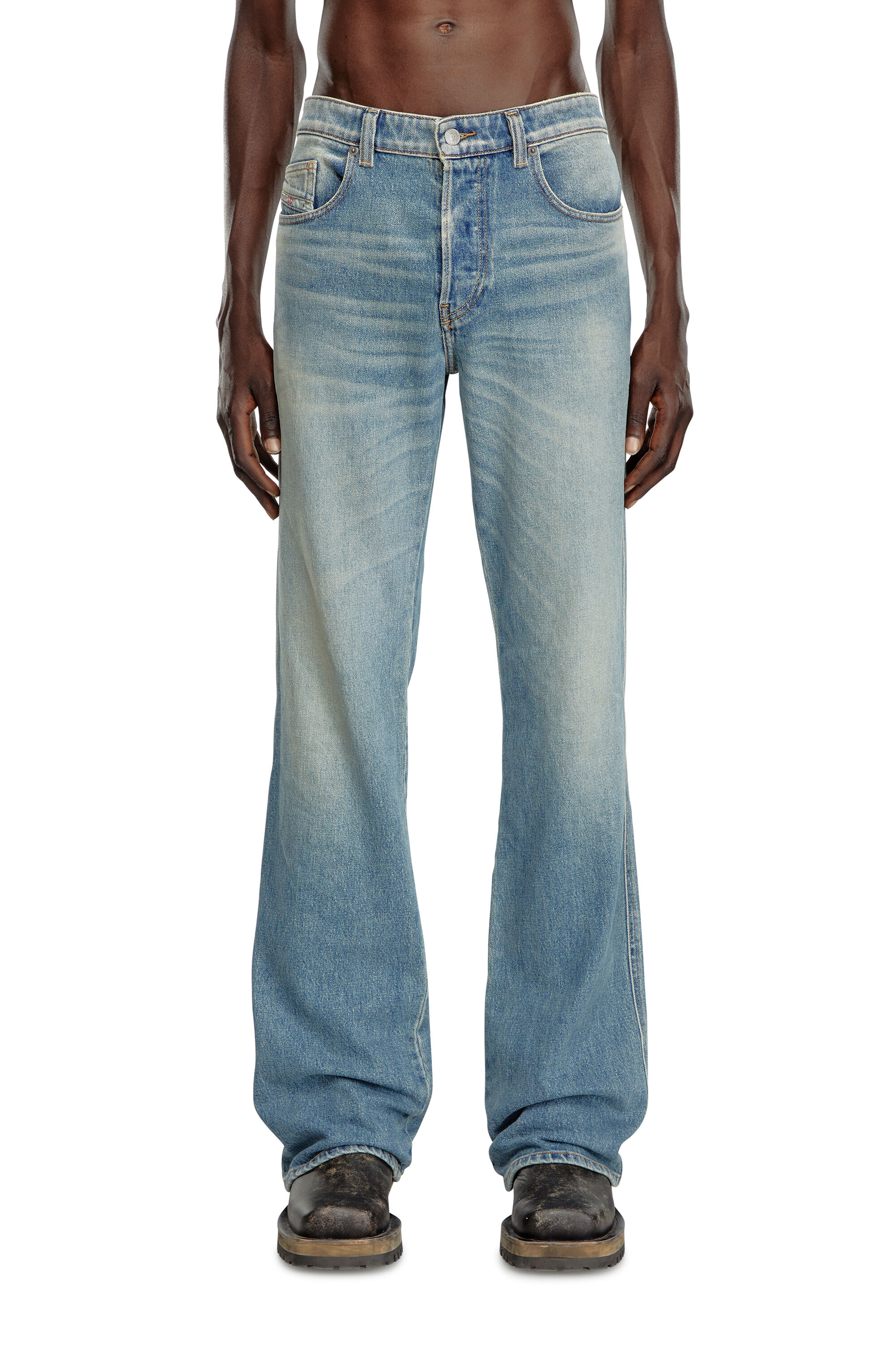 Diesel - Man's Bootcut Jeans 1998 D-Buck 09J55, Light Blue - 3