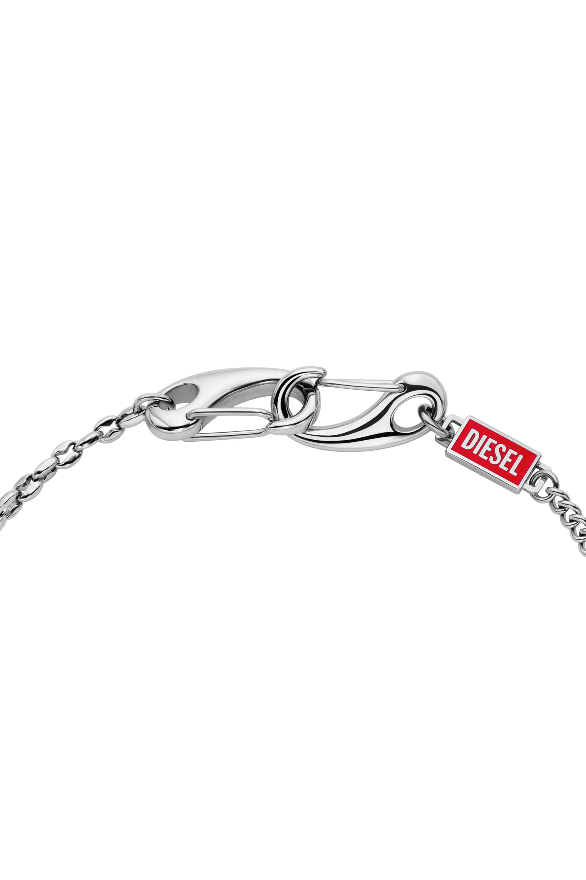 Diesel - DX1695040 JEWELLERY, Unisex's Stainless steel multi-wear chain necklace in Silver - 2
