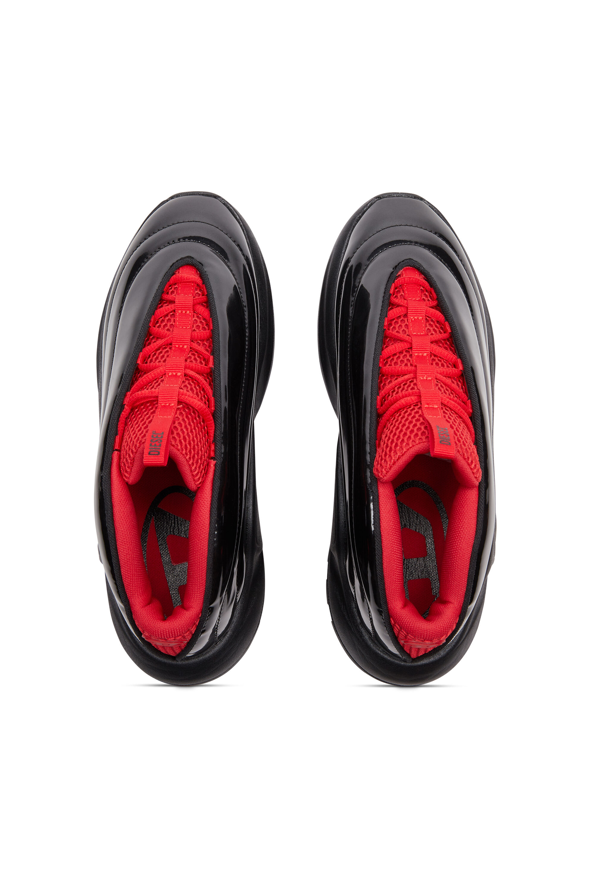 Diesel - S-D-RUNNER X, Unisex's S-D-Runner-Slip-on sneakers with Oval D instep in Black - 4