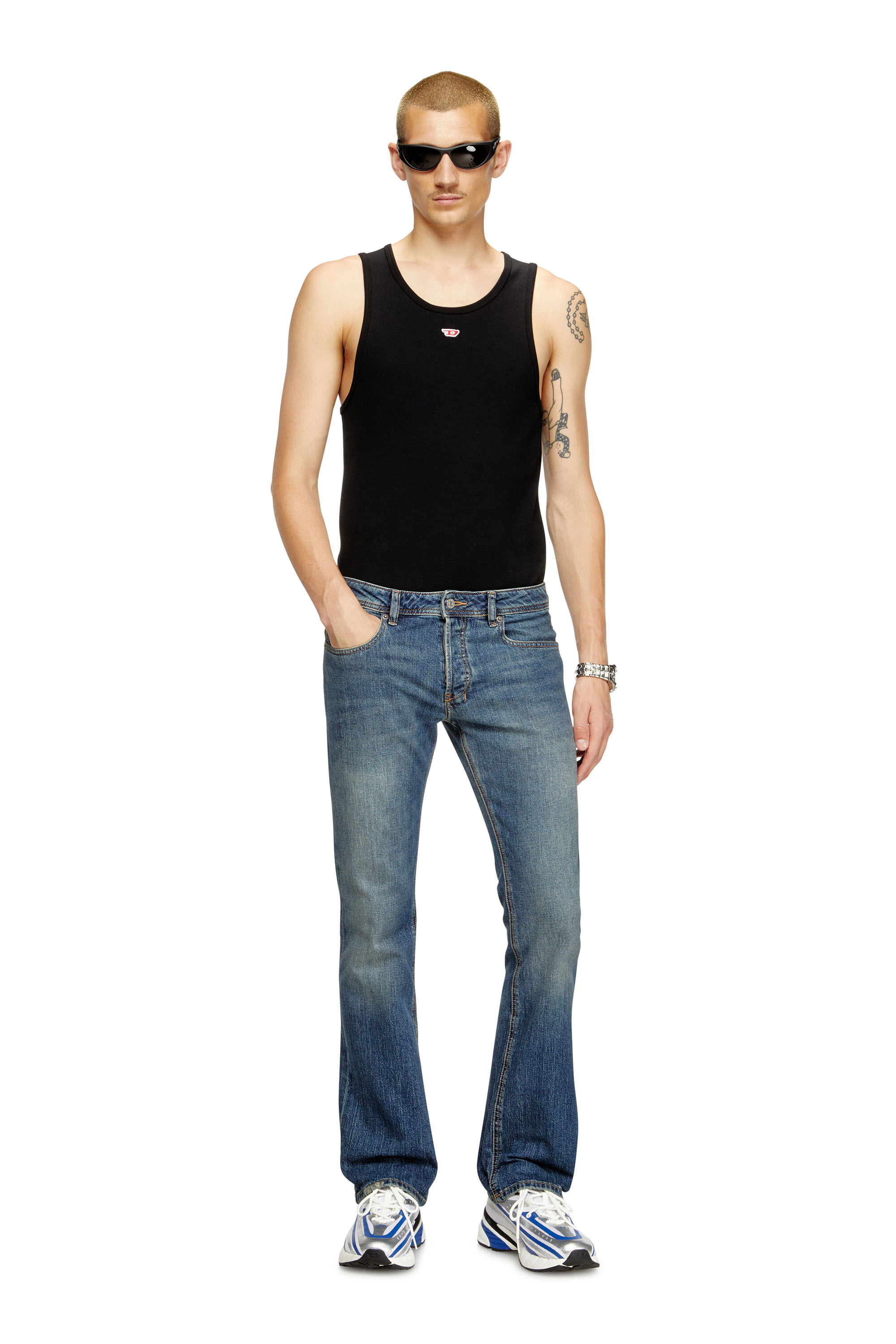 Diesel - Man's Bootcut Jeans 2007 Zatiny 0DBDU, Medium blue - 1