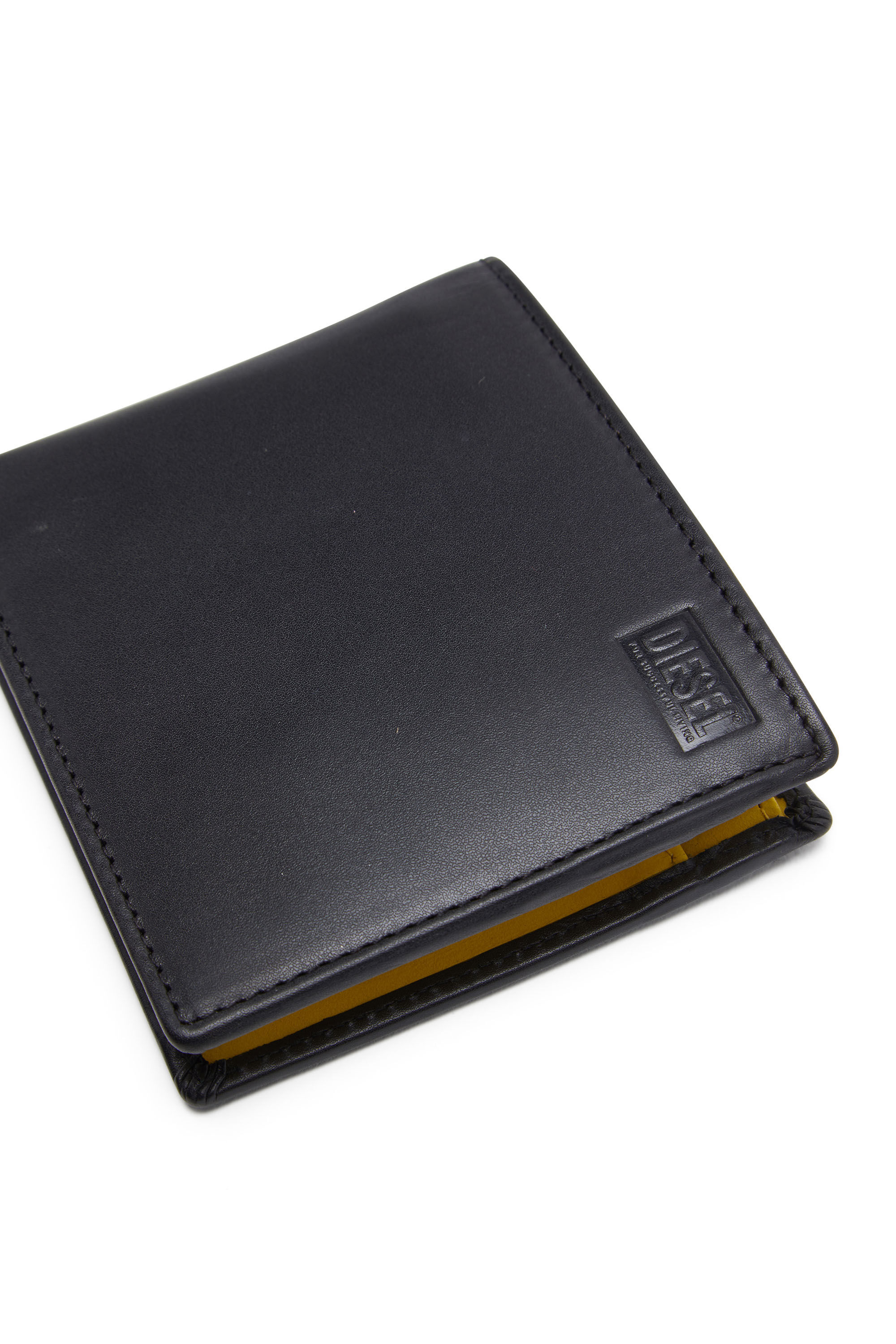 Diesel - BI-FOLD COIN S, Black/Yellow - Image 4