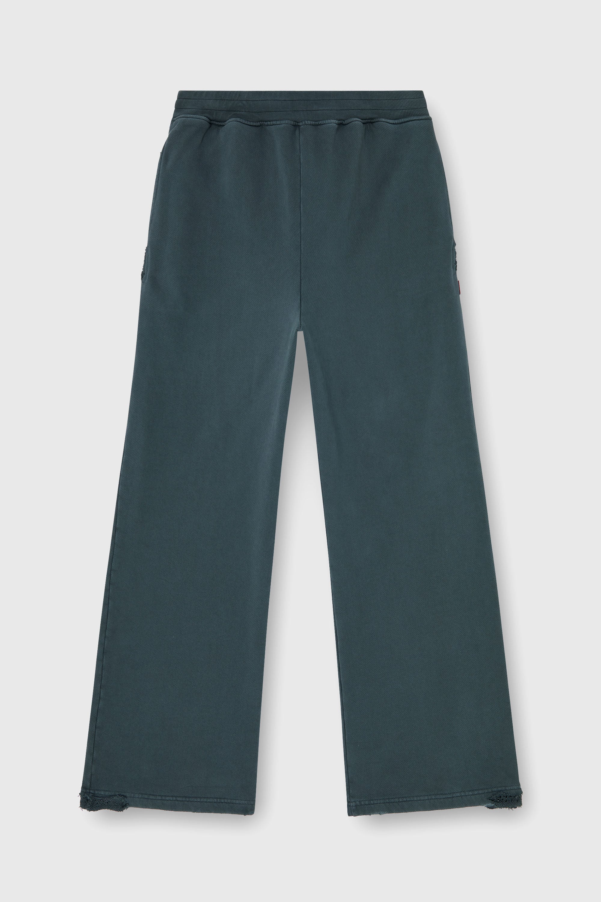 Diesel - P-MARTAINS-CRYSTALS, Man's Distressed sweatpants with crystal details in Dark Green - 2