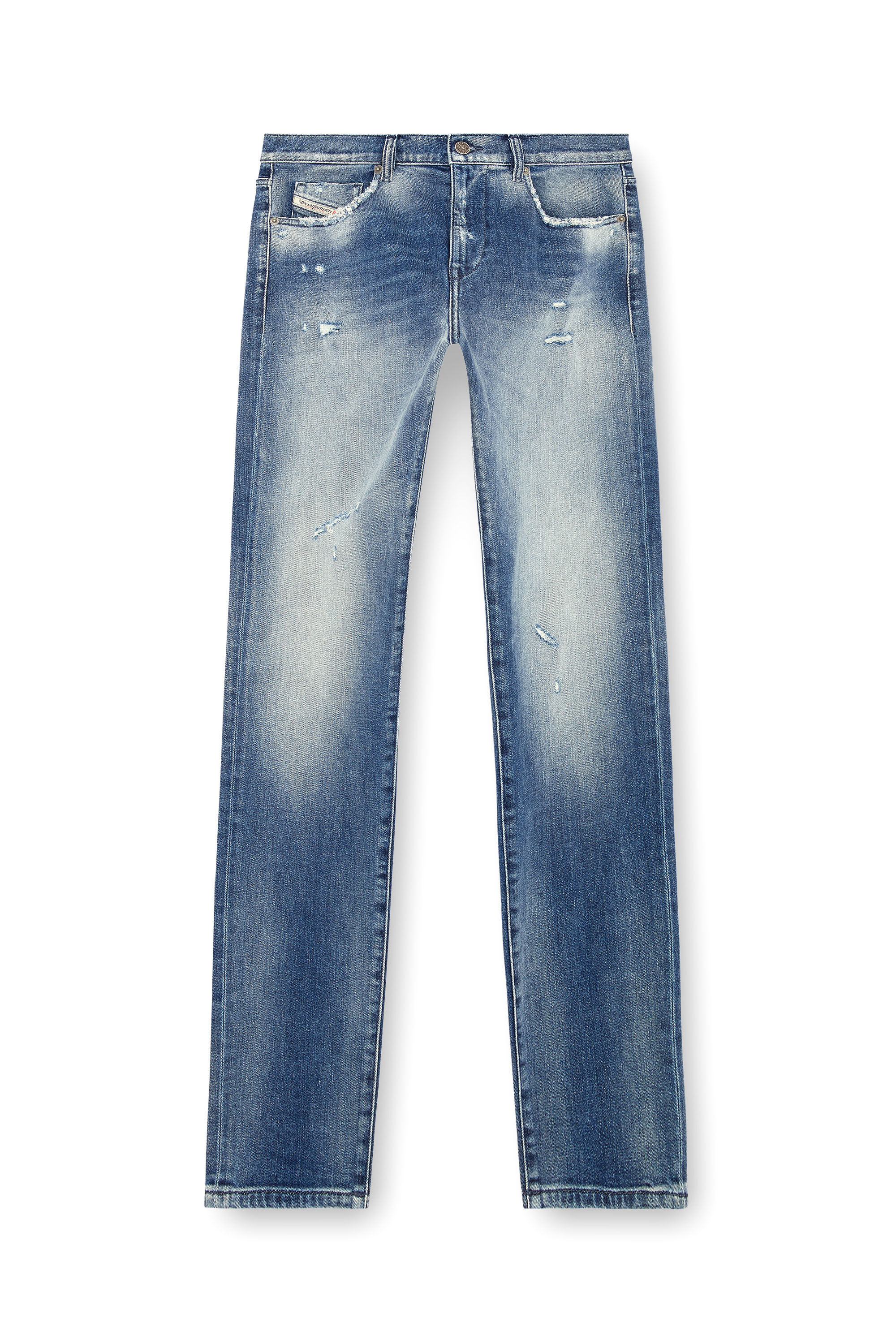 Diesel - Man's Slim Jeans 2019 D-Strukt 09J61, Medium blue - 2