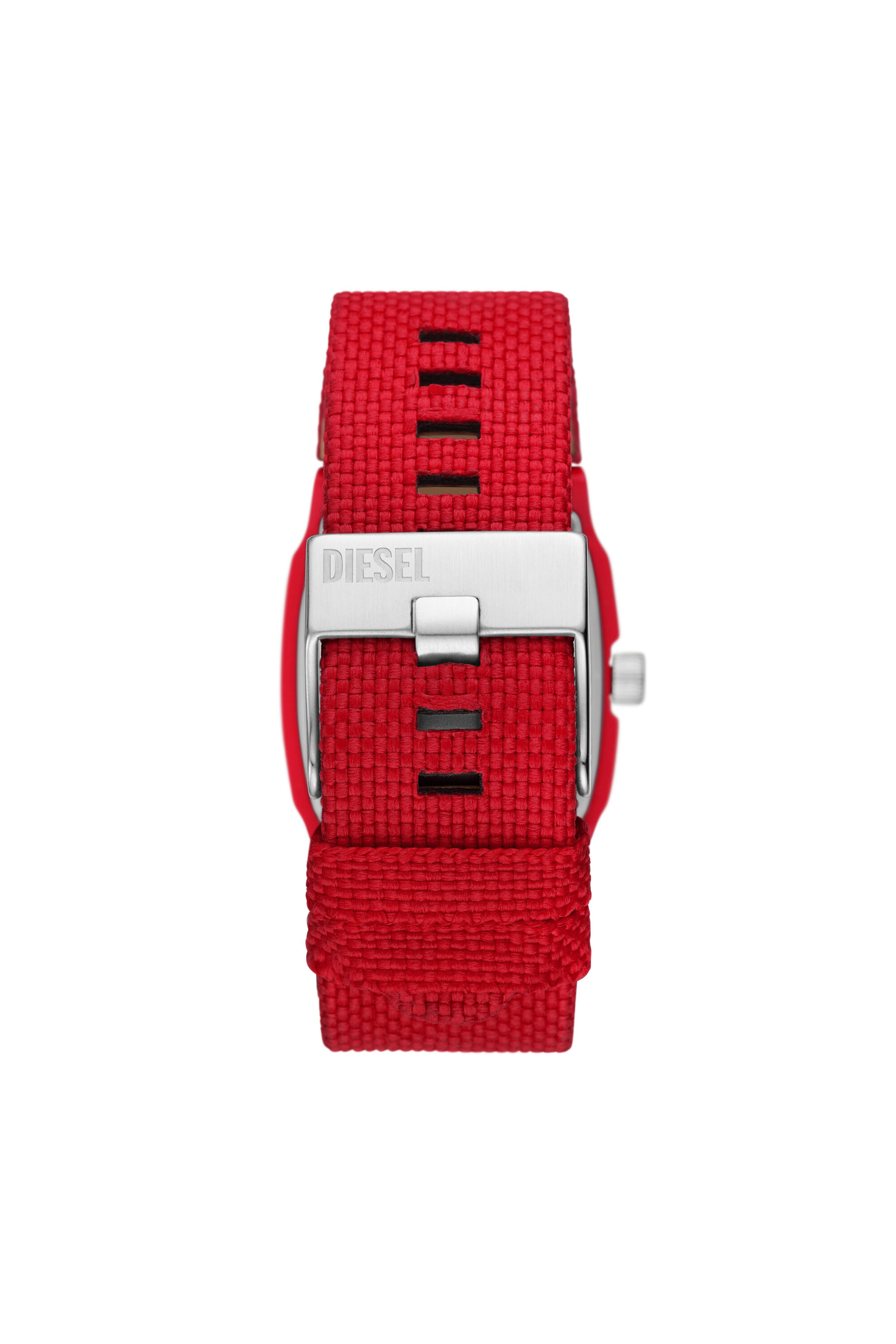 Diesel - DZ2168, Man's Cliffhanger Solar Red watch in Red/White - 2