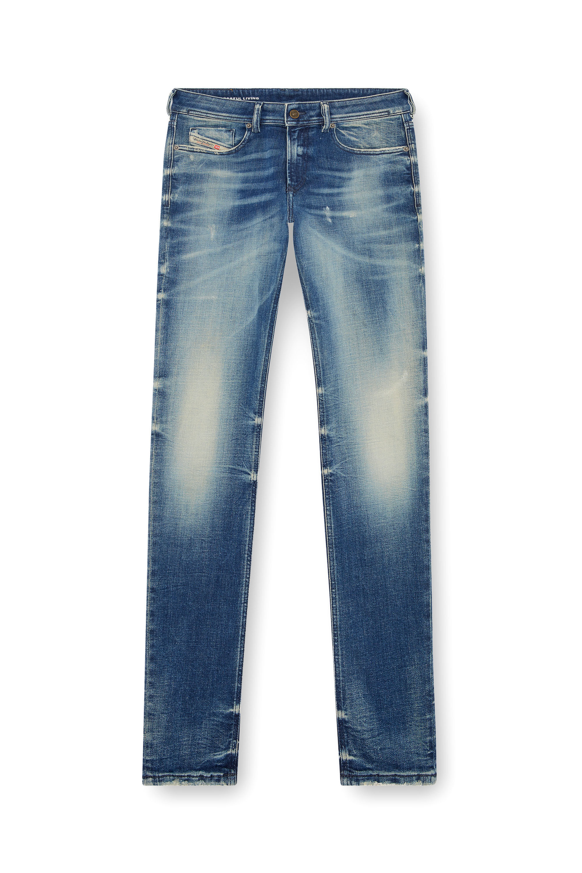 Diesel - Man's Skinny Jeans 1979 Sleenker 09J24, Medium blue - 2