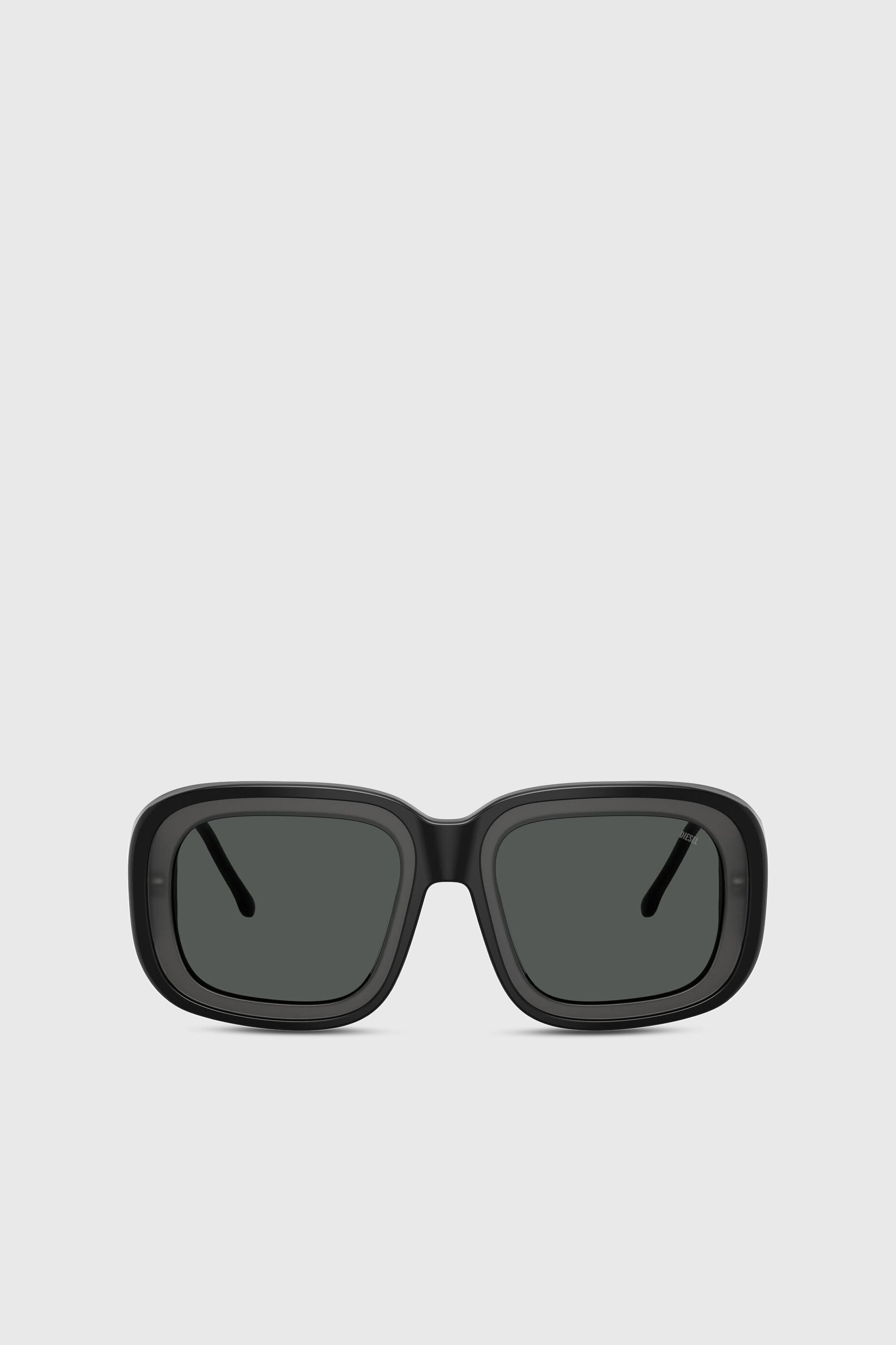 Diesel - 0DL2015U, Unisex's Square sunglasses in Black - 1