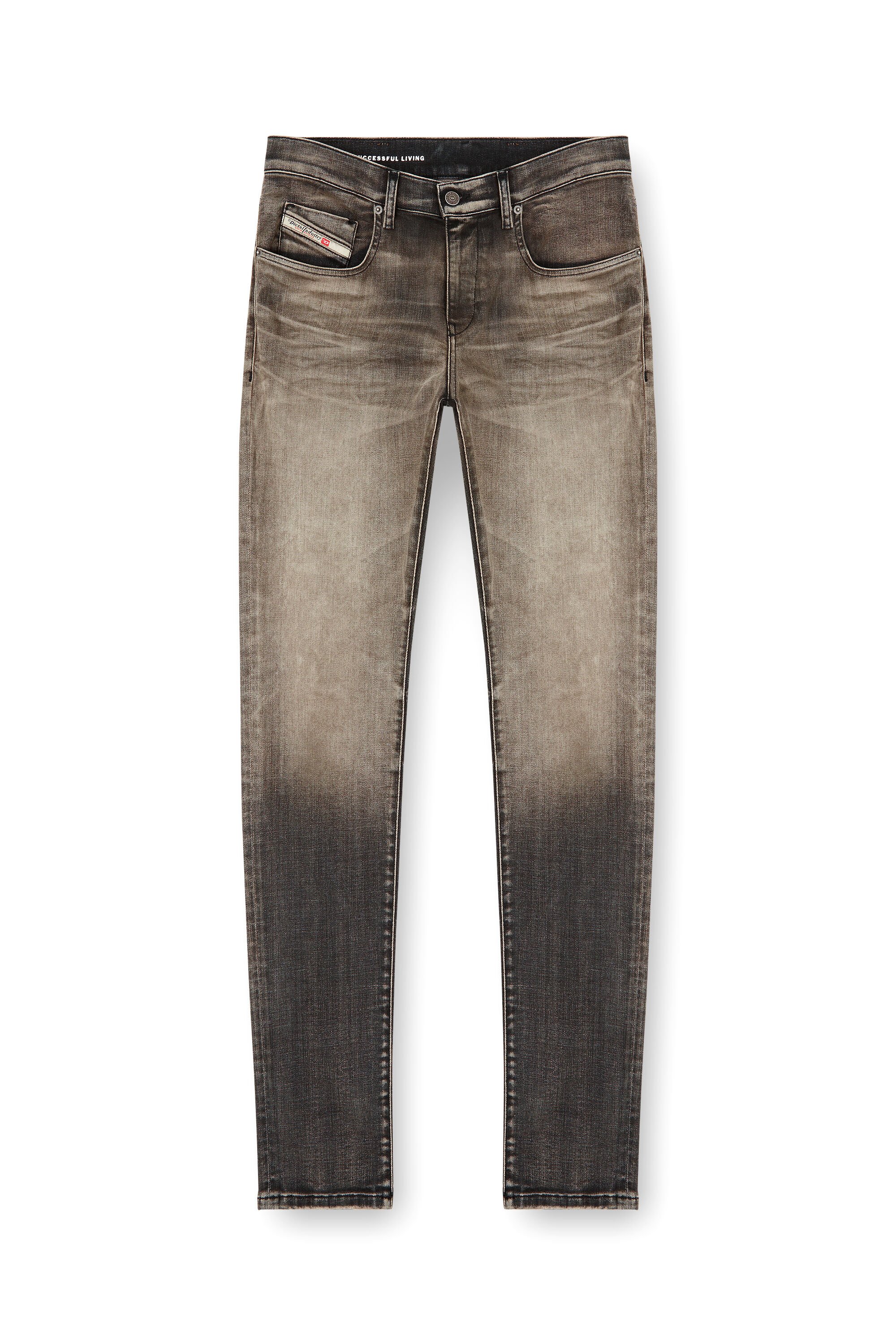 Diesel - Man's Slim Jeans 2019 D-Strukt 09L39, Light Grey - 2
