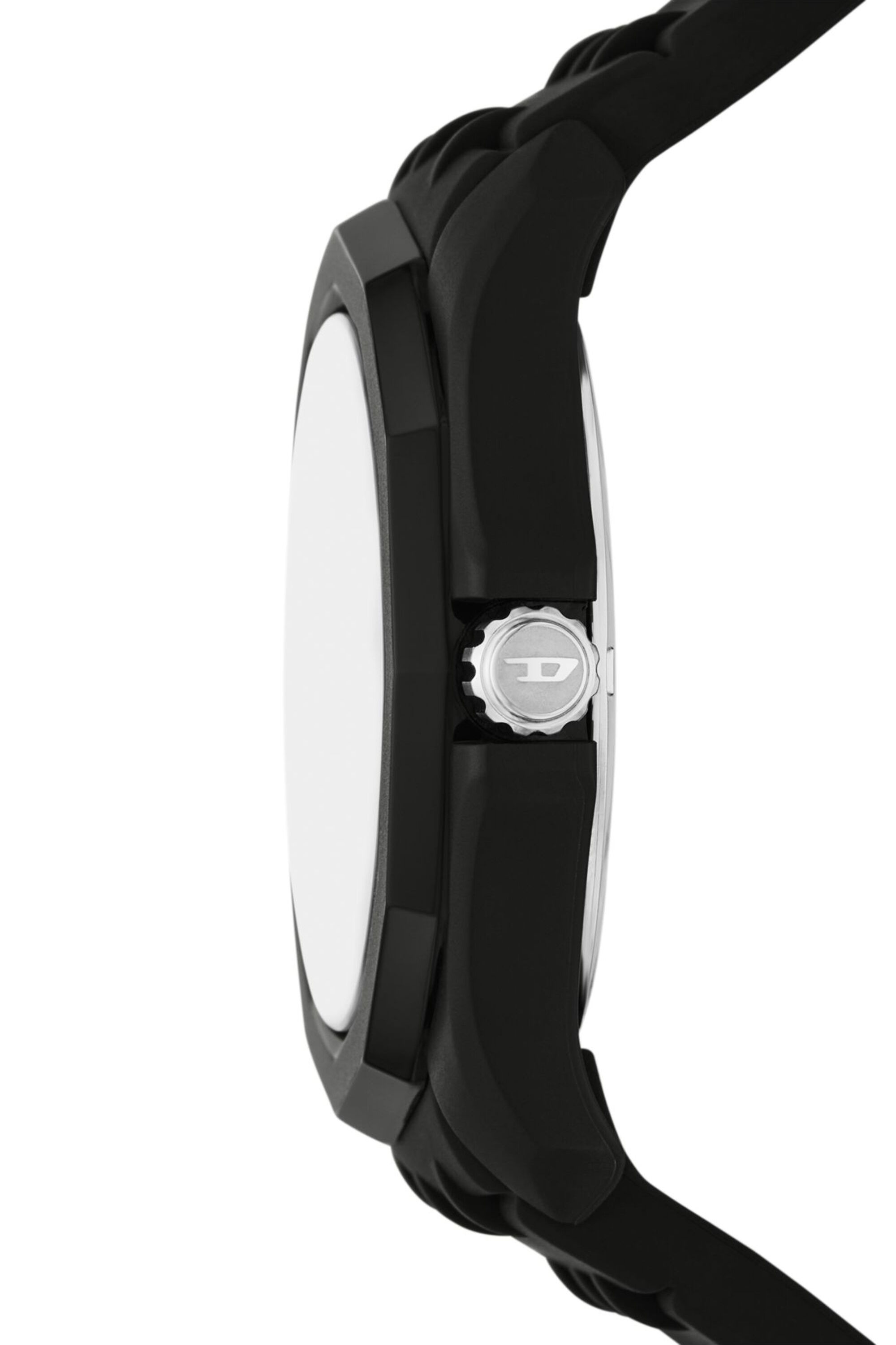 Diesel - DZ2243 WATCH, Man's Stinger black silicone watch in Black - 3