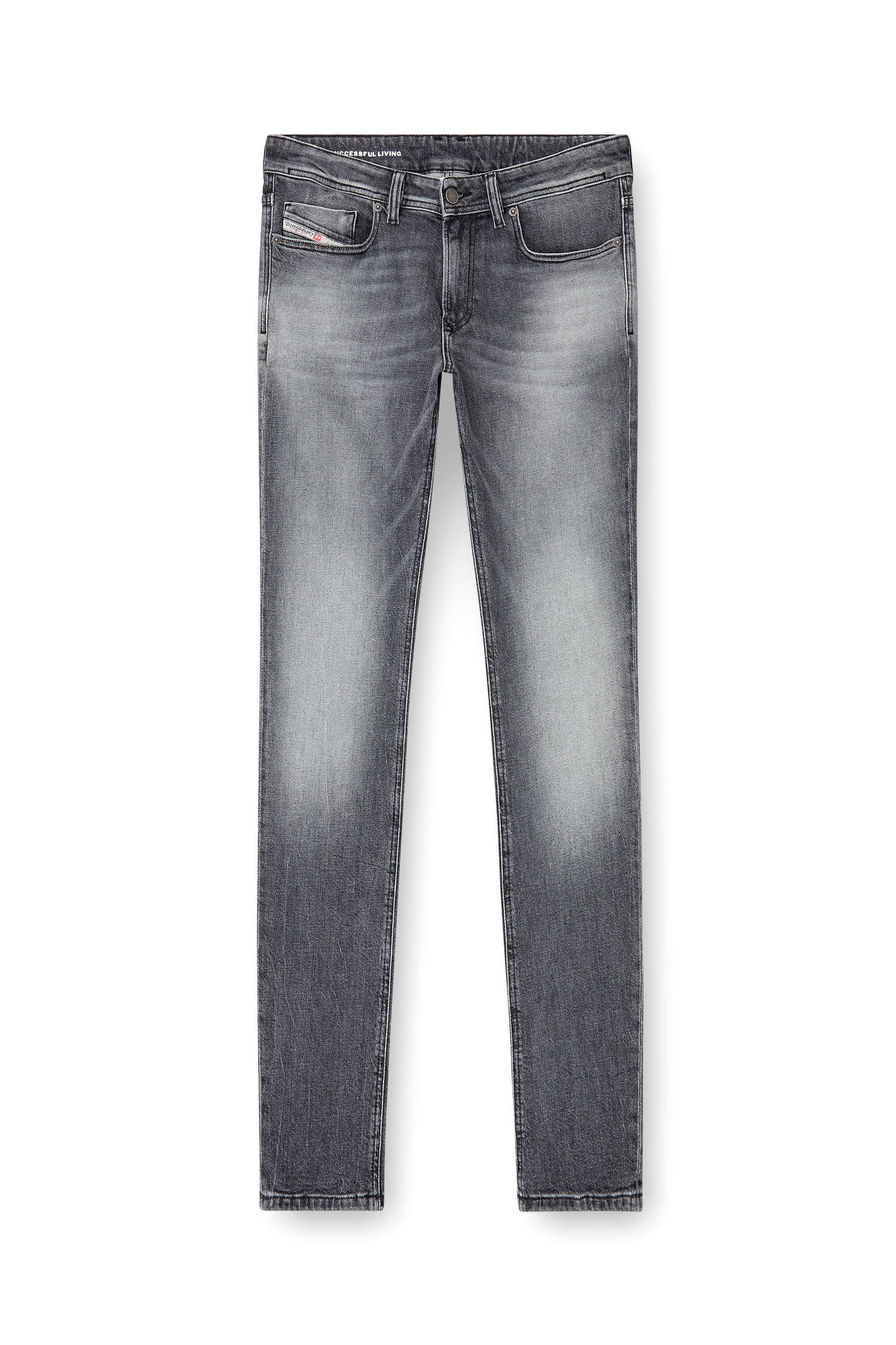Diesel - Man's Skinny Jeans 1979 Sleenker 0BMBS, Light Grey - 2