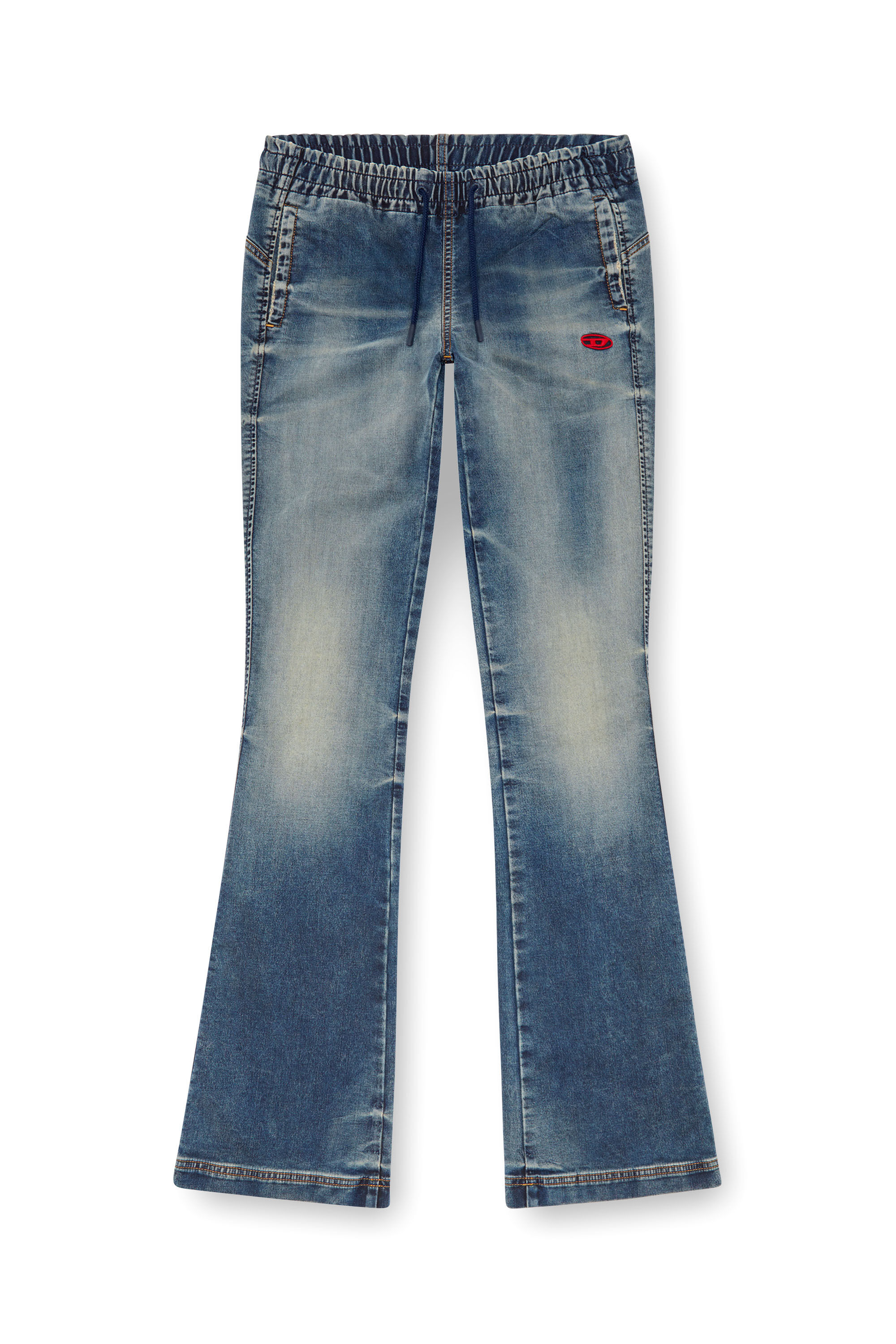 Diesel - Woman Bootcut and Flare 2069 D-Ebbey Joggjeans® 068LZ, Medium blue - Image 2