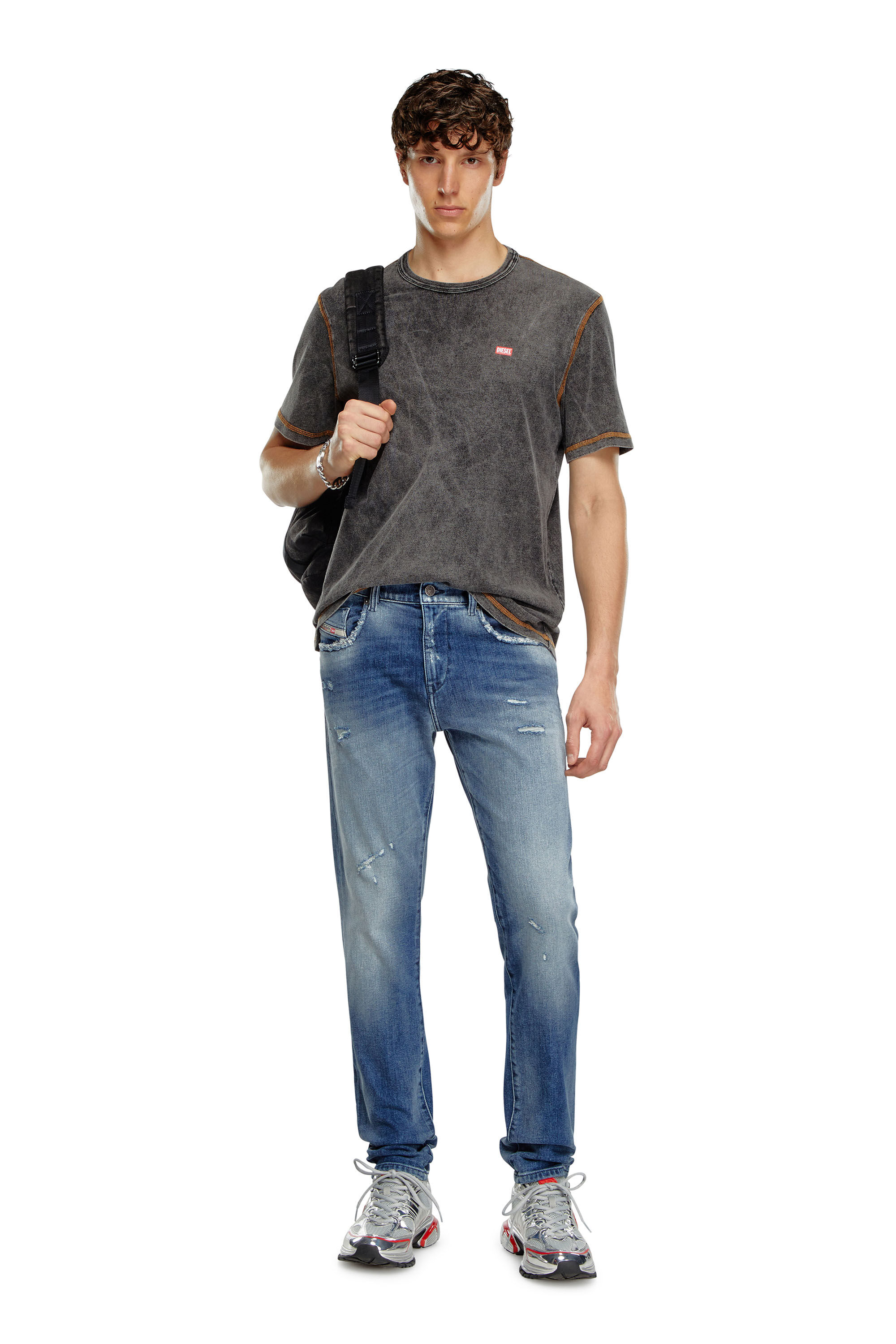 Diesel - Man's Slim Jeans 2019 D-Strukt 09J61, Medium blue - 1