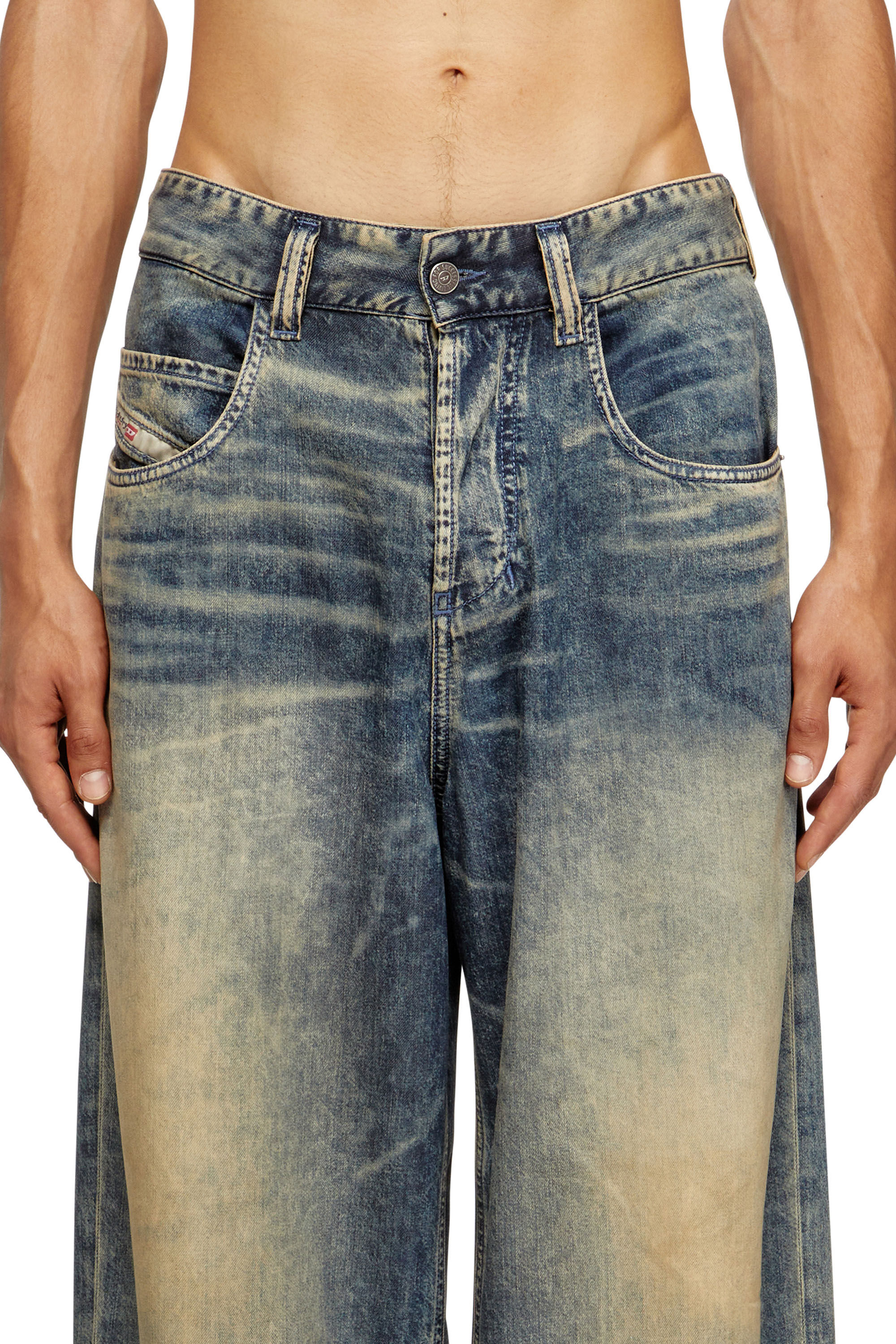 Diesel - Man's Relaxed Jeans 1997 D-Enim-M 0CEBB, Medium blue - 5