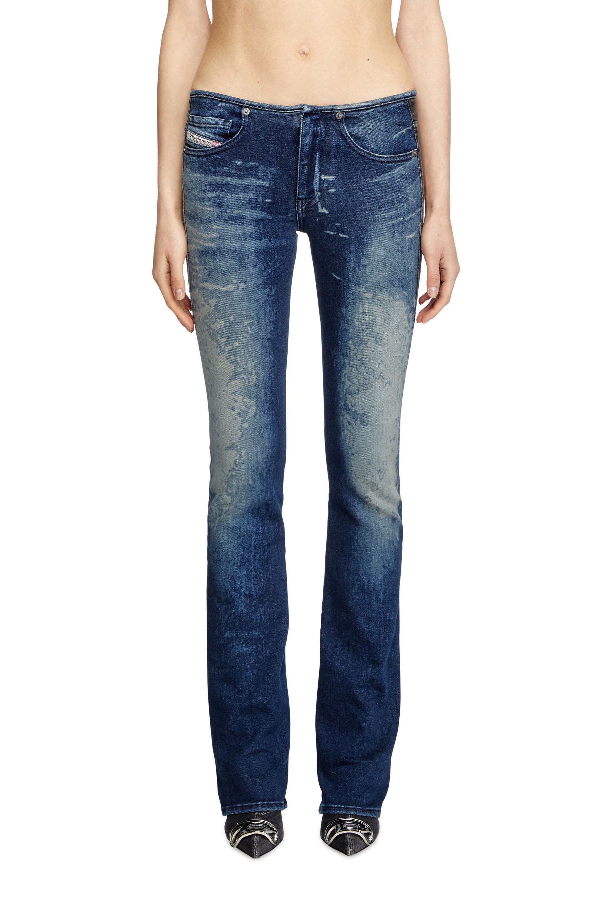 Diesel - Woman's Bootcut Jeans D-Gianna 0ABDL, Blue/Black - 3