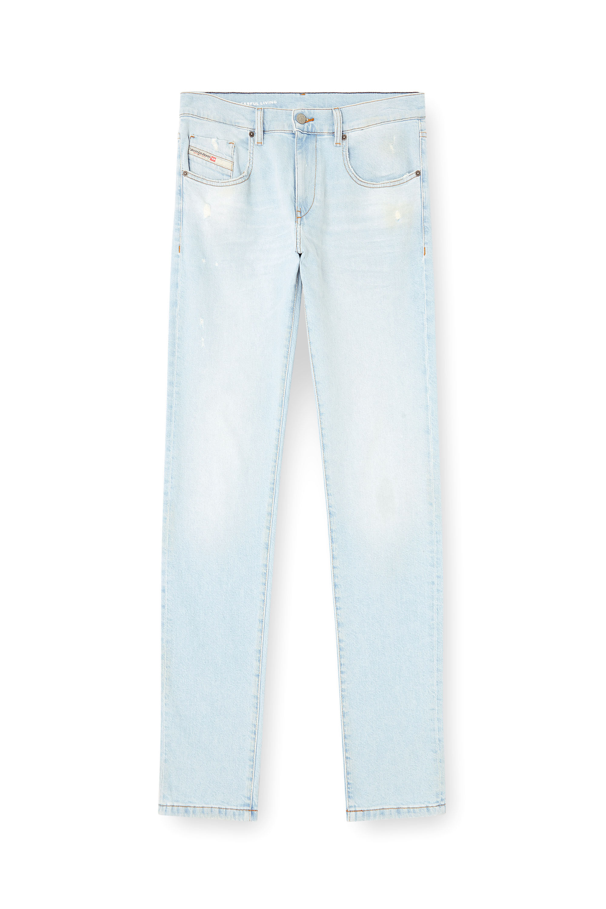 Diesel - Man's Slim Jeans 2019 D-Strukt 0CLBF, Light Blue - 2