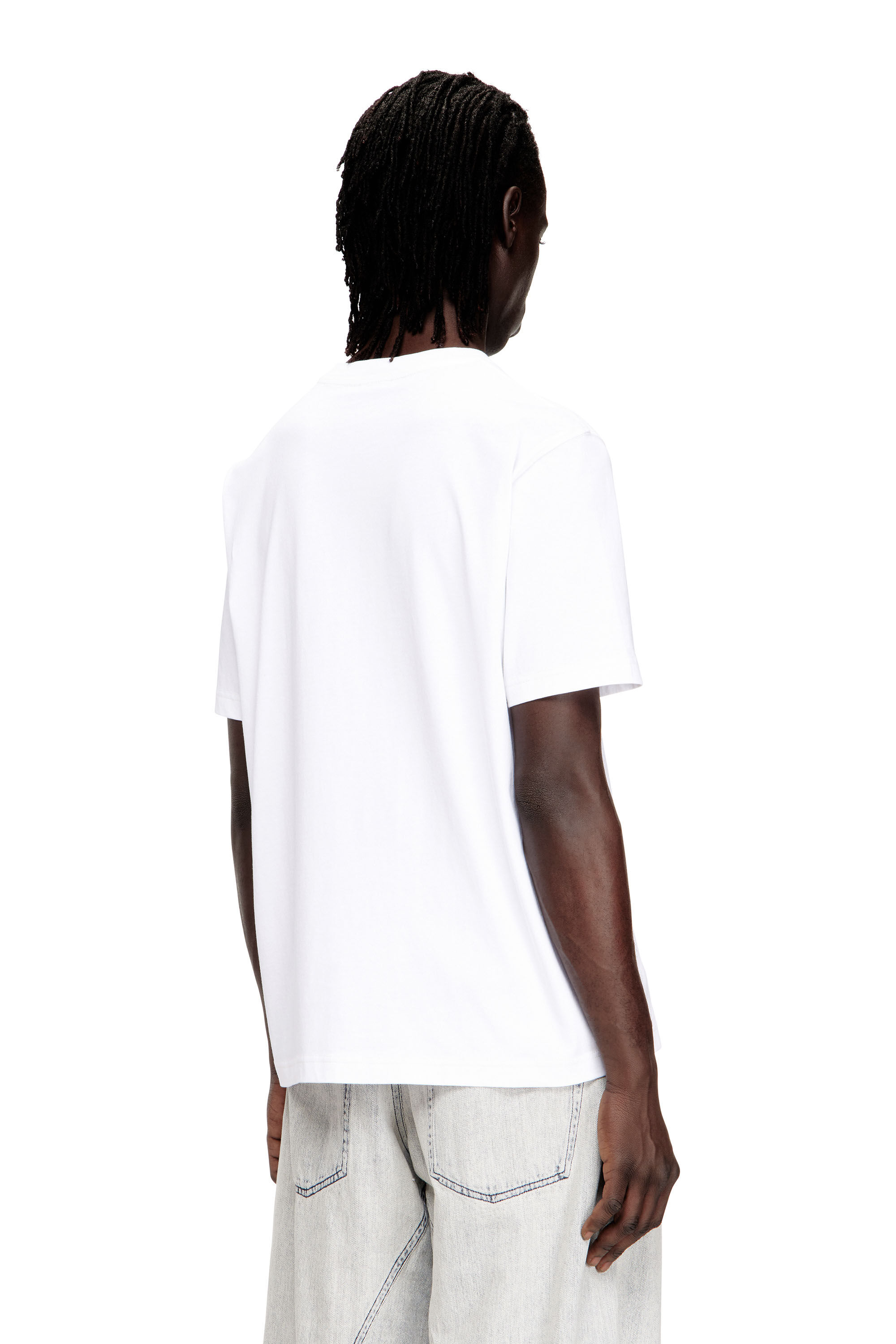 Diesel - T-ADJUST-V1, Man's Regular cotton T-shirt with digital print in null - 4