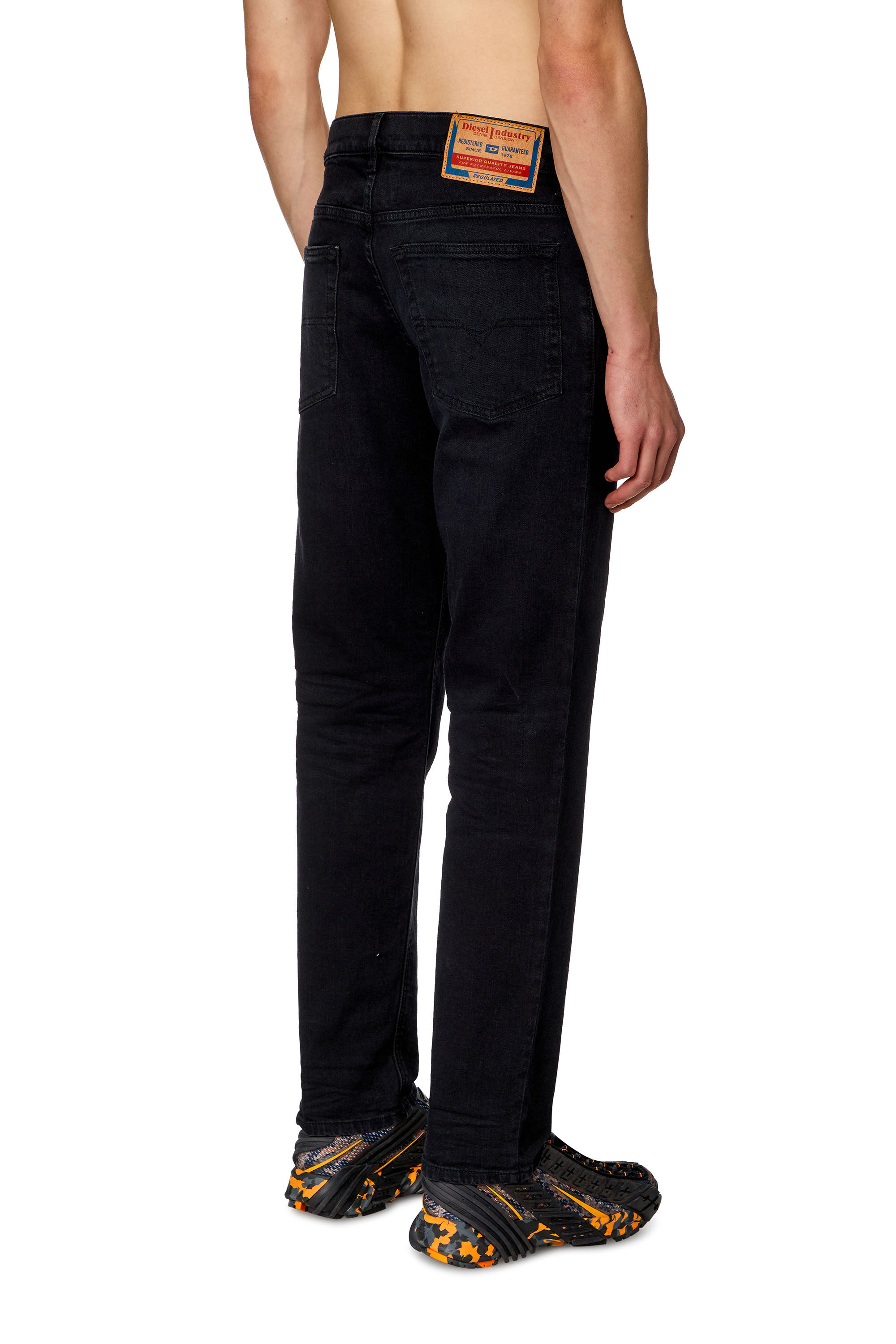 Diesel - Man's Tapered Jeans 2023 D-Finitive 0KIAJ, Black/Dark grey - 3