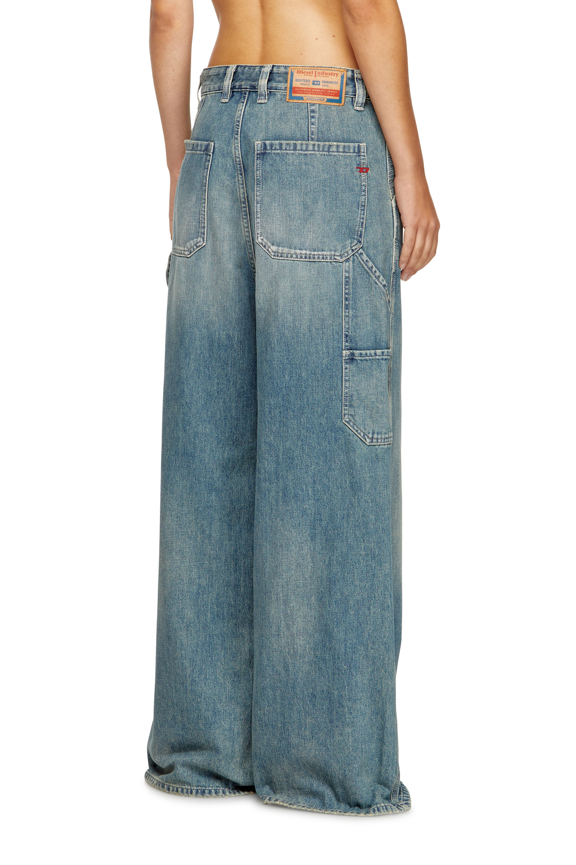 Diesel - Woman's Relaxed Jeans 1996 D-Sire 068SK, Light Blue - 4