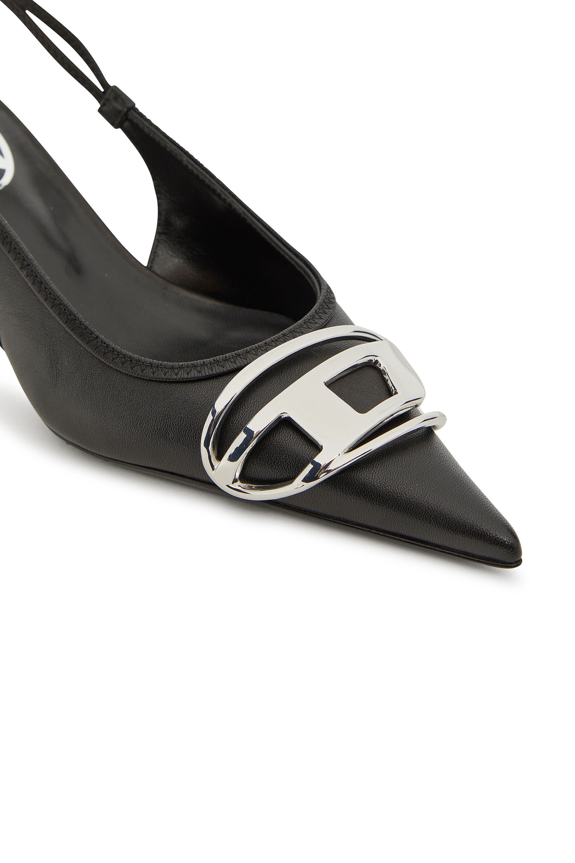D-VENUS SB 40, Black Diesel - D-VENUS SB 40, Woman's D-Venus-Slingback pumps in nappa leather in Black - 5