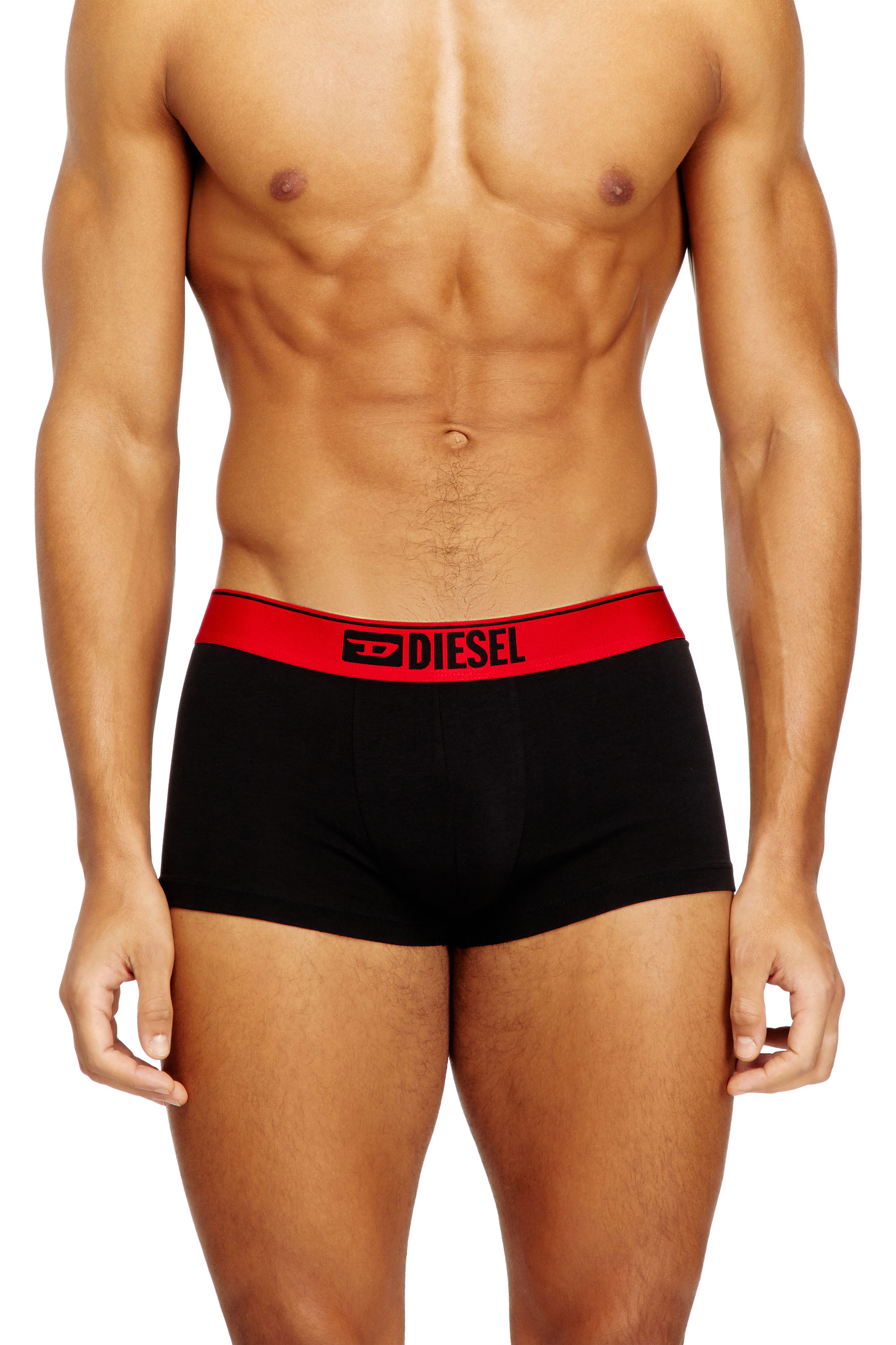 Diesel - UMBX-DAMIENTHREEPACK, Man's Three-pack of all-over Horse print boxers in Black/Red - 2