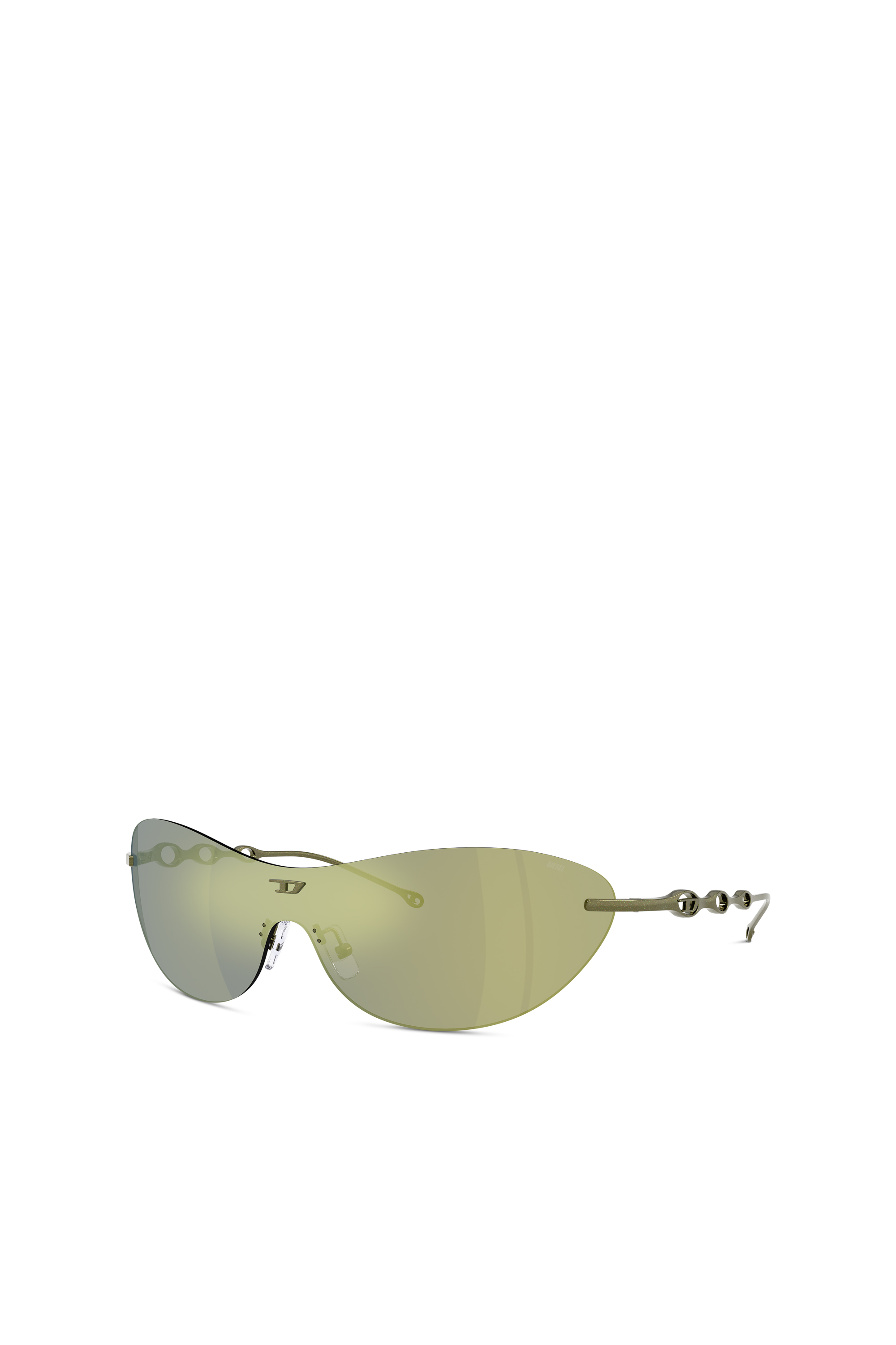 Diesel - 0DL1006, Unisex's Iconic oval sunglasses in Green - 4