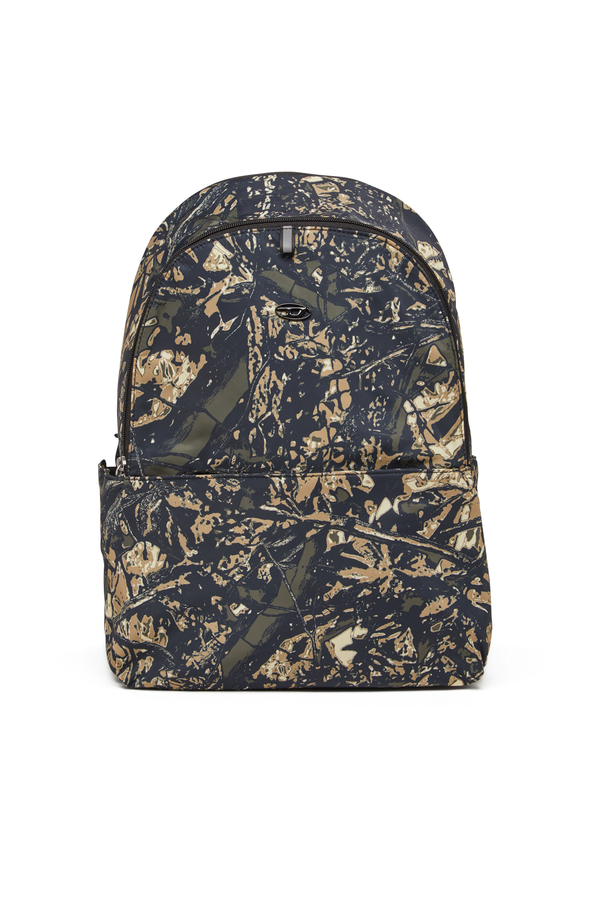 Diesel - D-PACK BACKPACK X, Man's D-Pack-Backpack in camo-print fabric in Military Green - 2