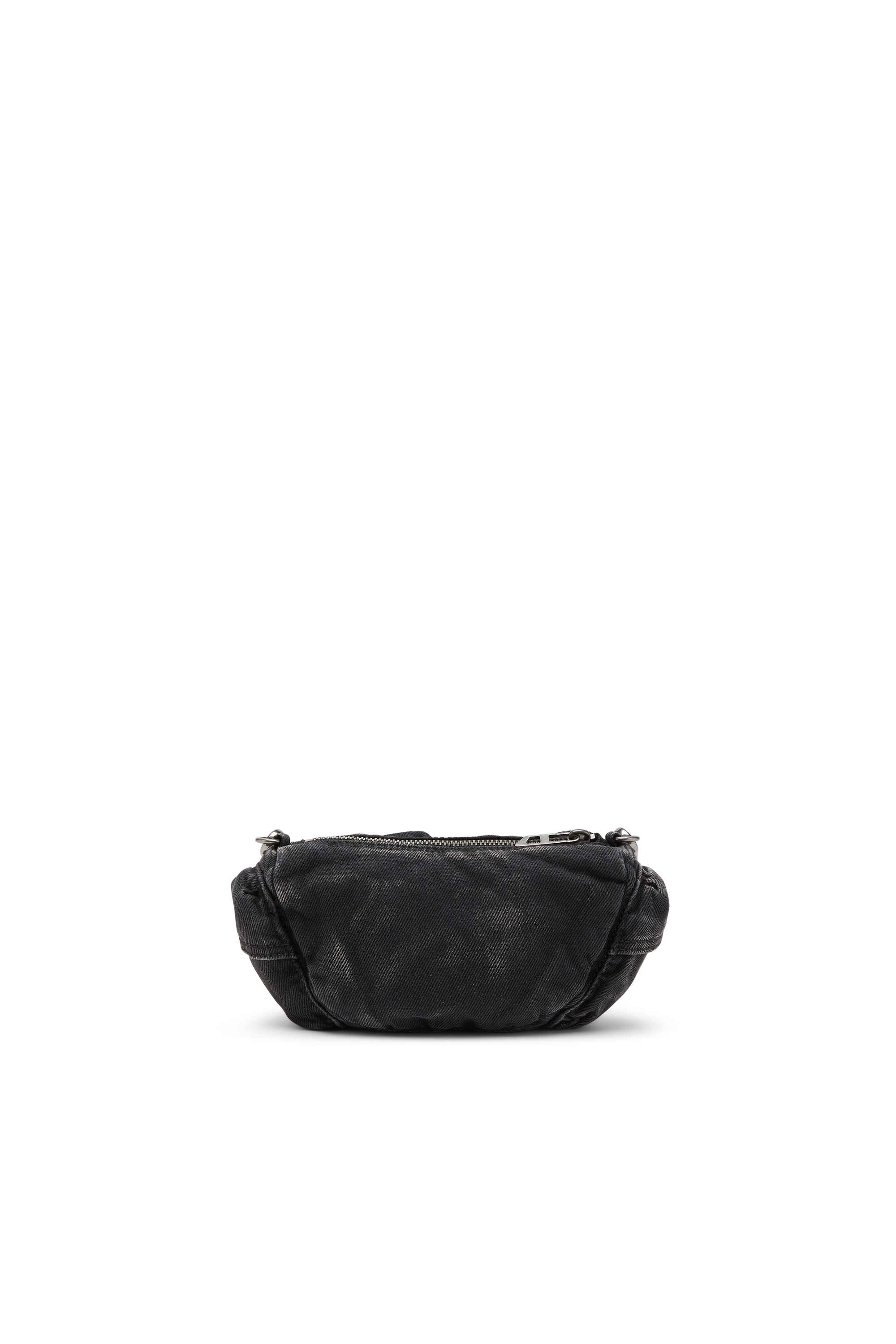 Diesel - MULTI-PKTS CROSSBODY XS X, Unisex's Multi-Pkts - Small bag in washed denim in Dark grey - 2