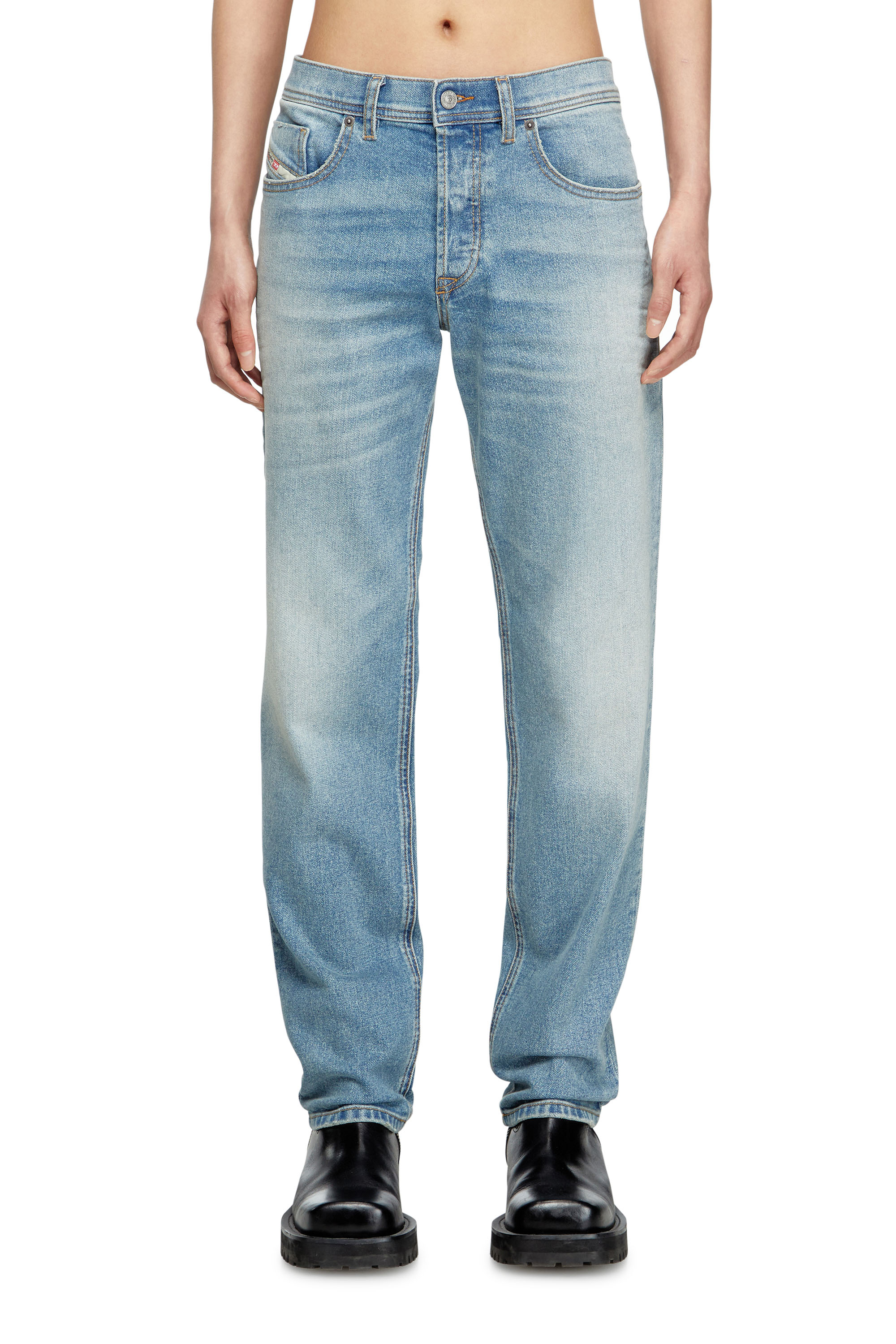 Diesel - Man's Regular Jeans 2023 D-Finitive 0DBEH, Light Blue - 3