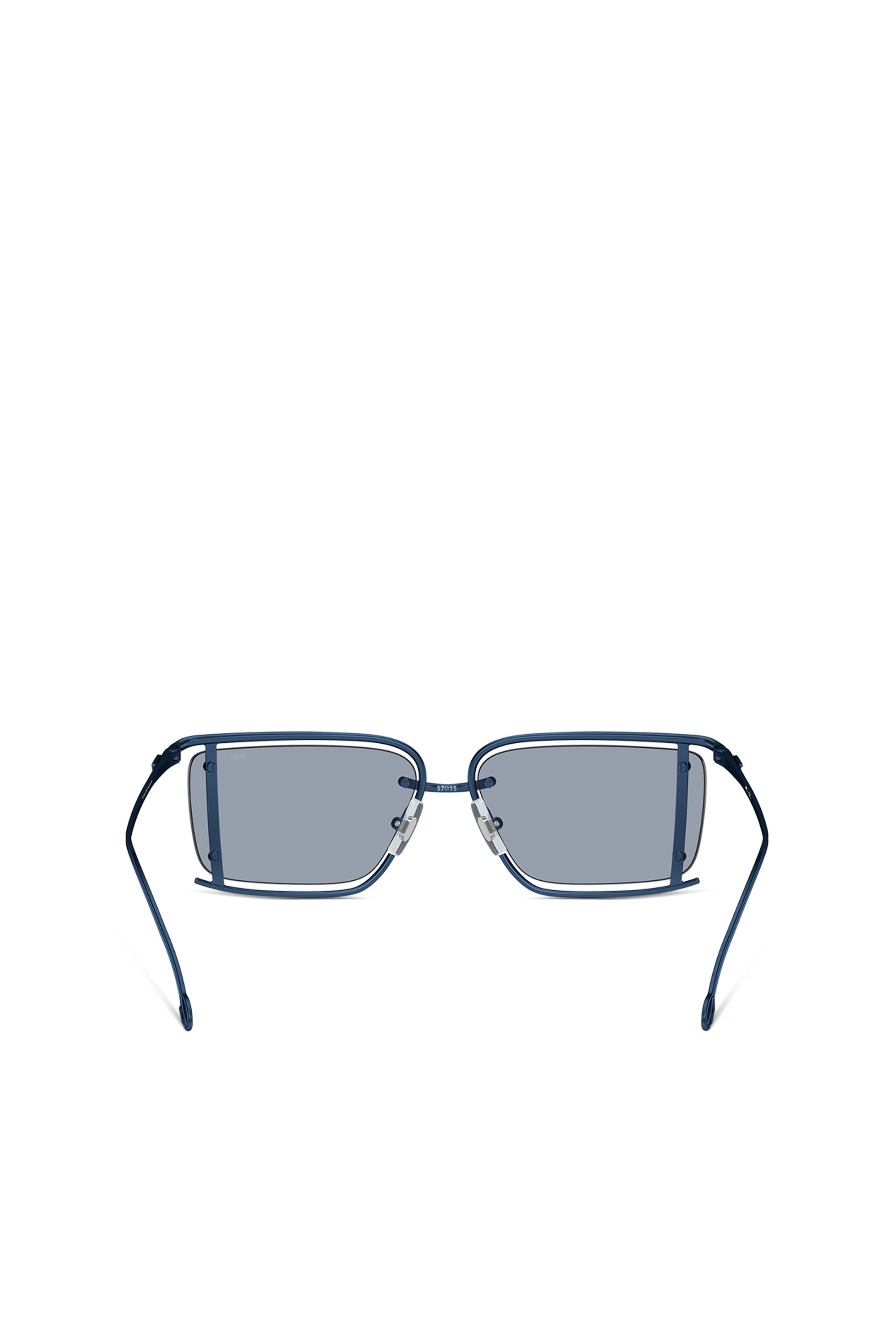 Diesel - 0DL1002, Unisex Rectangle sunglasses in Blue - Image 4