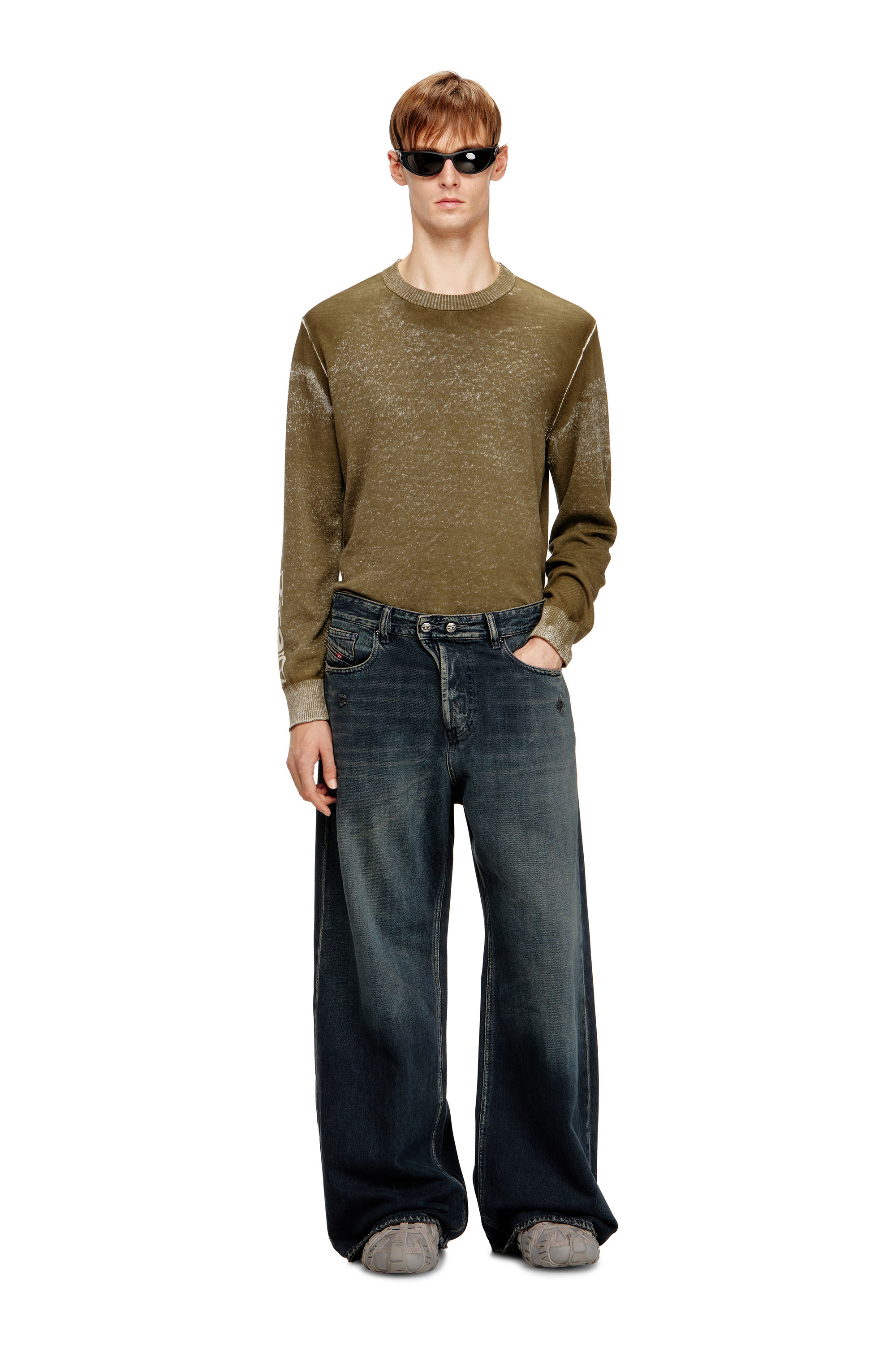 Diesel - Unisex's Relaxed Jeans 1996 D-Sire 09N67, Dark Blue - 1