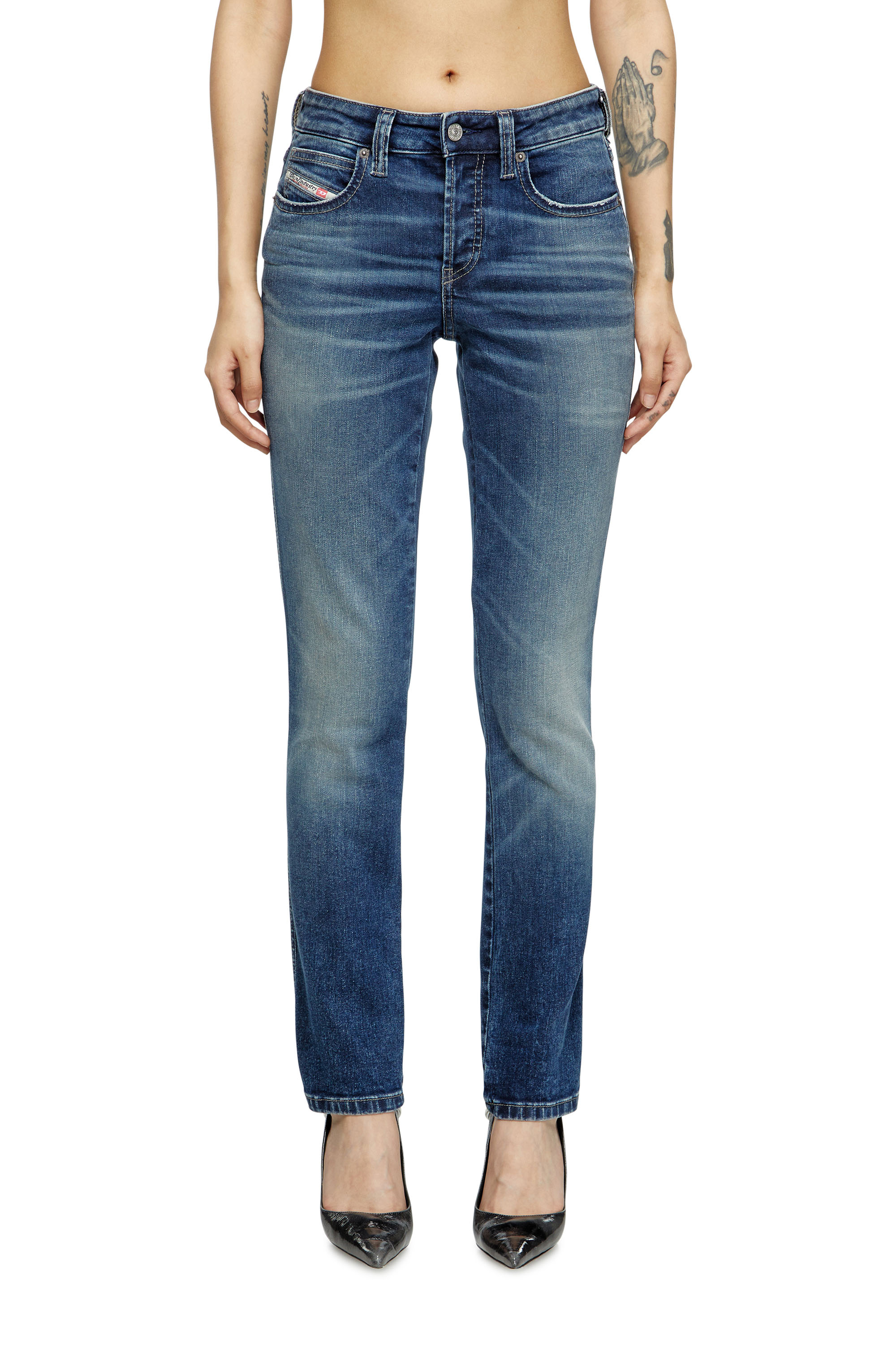 Diesel - Woman's Slim Jeans 1992 D-Jiann 0DBEE, Medium blue - 2