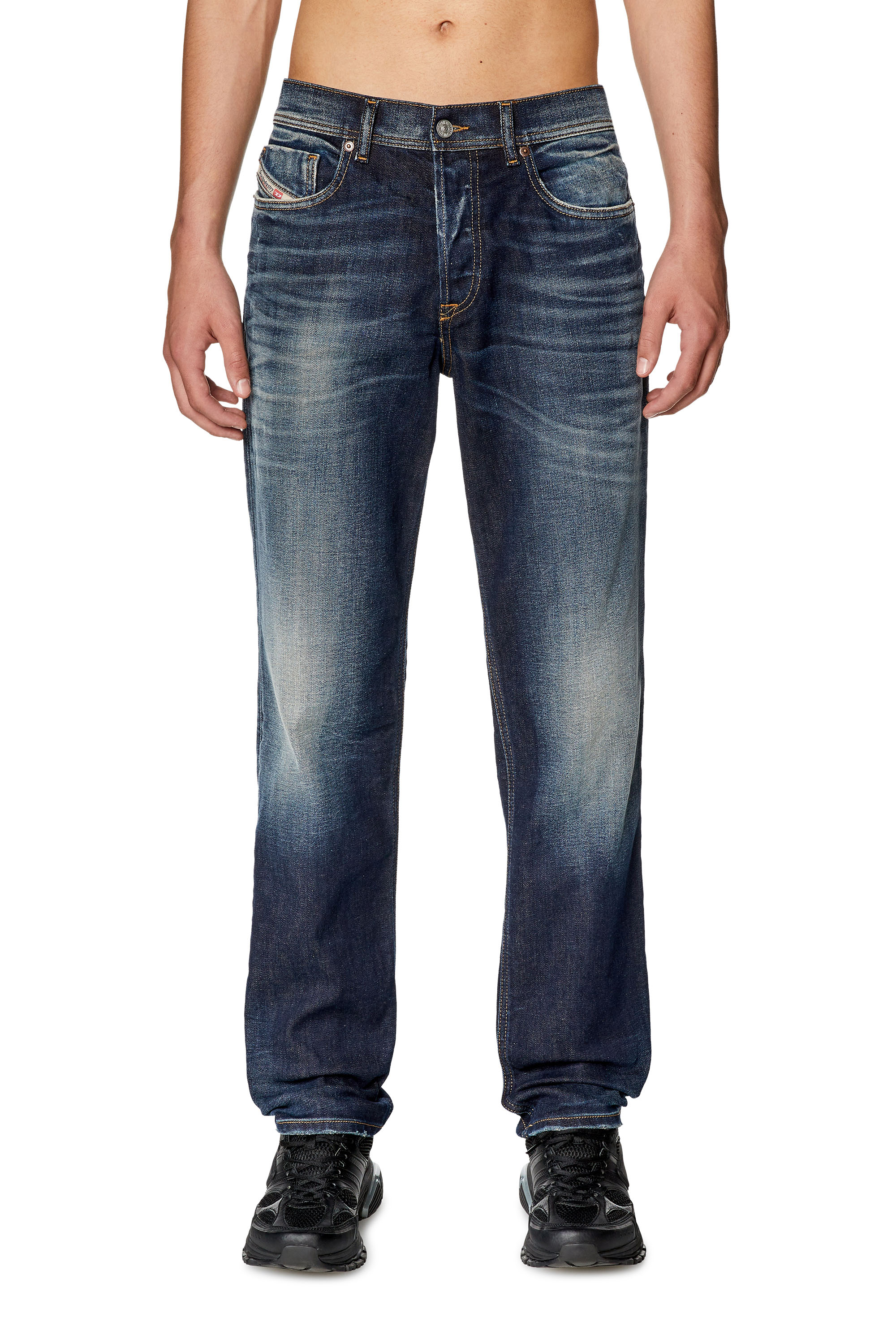 Diesel - Tapered Jeans 2023 D-Finitive 09G27, Dark Blue - Image 1