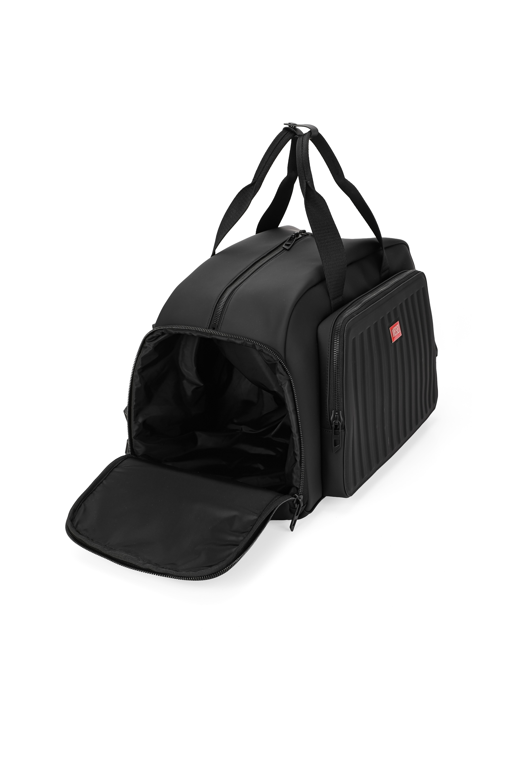 Diesel - DIESEL ALUMINUM DUFFLE- DSB004, Unisex's Pratical business duffle bag in Black - 5